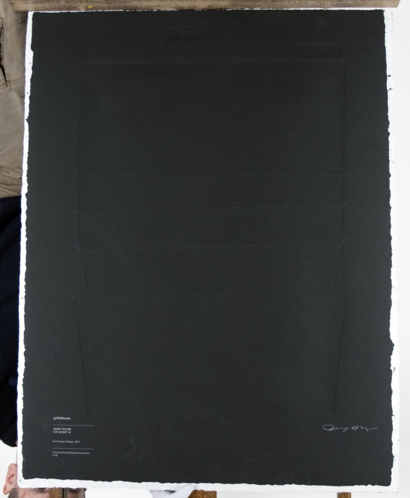 Jenny Holzer1950 GallipolisWater BoardSechs handgeschöpfte und gegautschte Papiere, 201 - Bild 8 aus 12