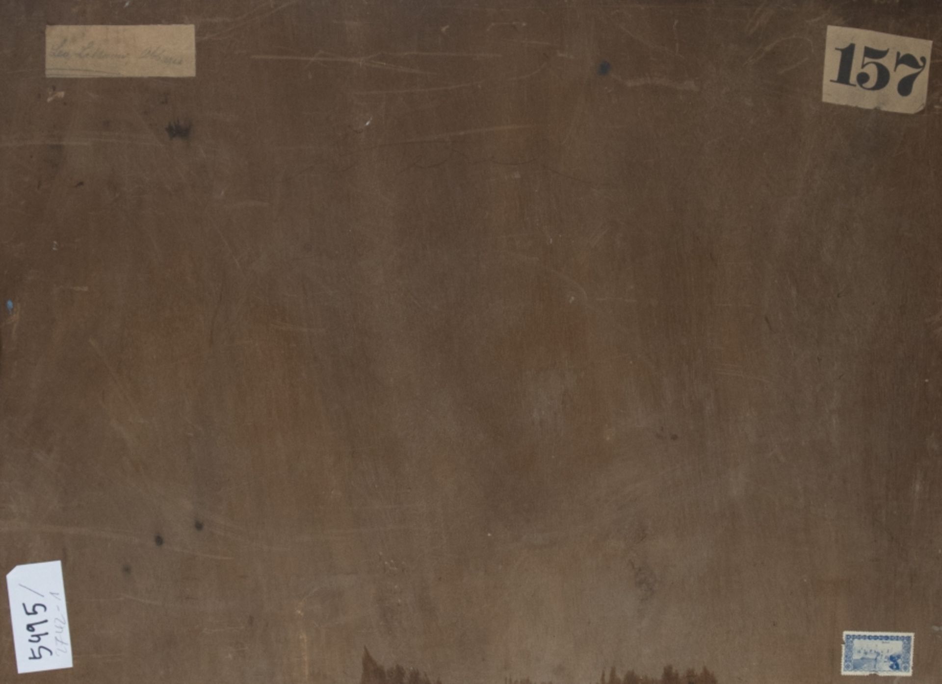 Lea von Littrow Umkreis1860 - 1925Südländische LandschaftÖl auf Tischlerplatte; H 48 cm - Bild 2 aus 2