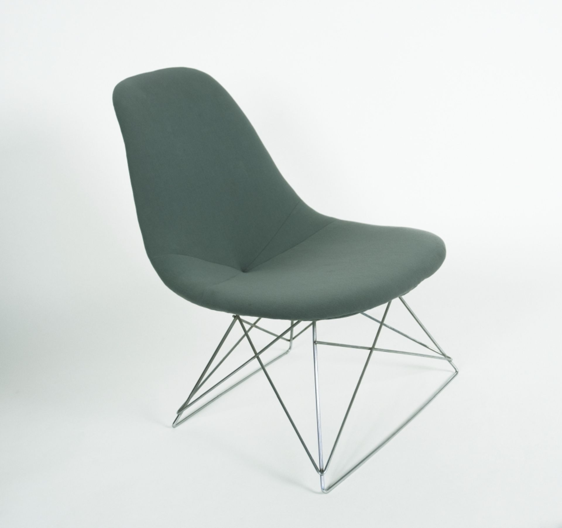 Ray und Charles Eames1912/1907 - 1988/1978Side chair mit low rad baseStahlgestell, verc