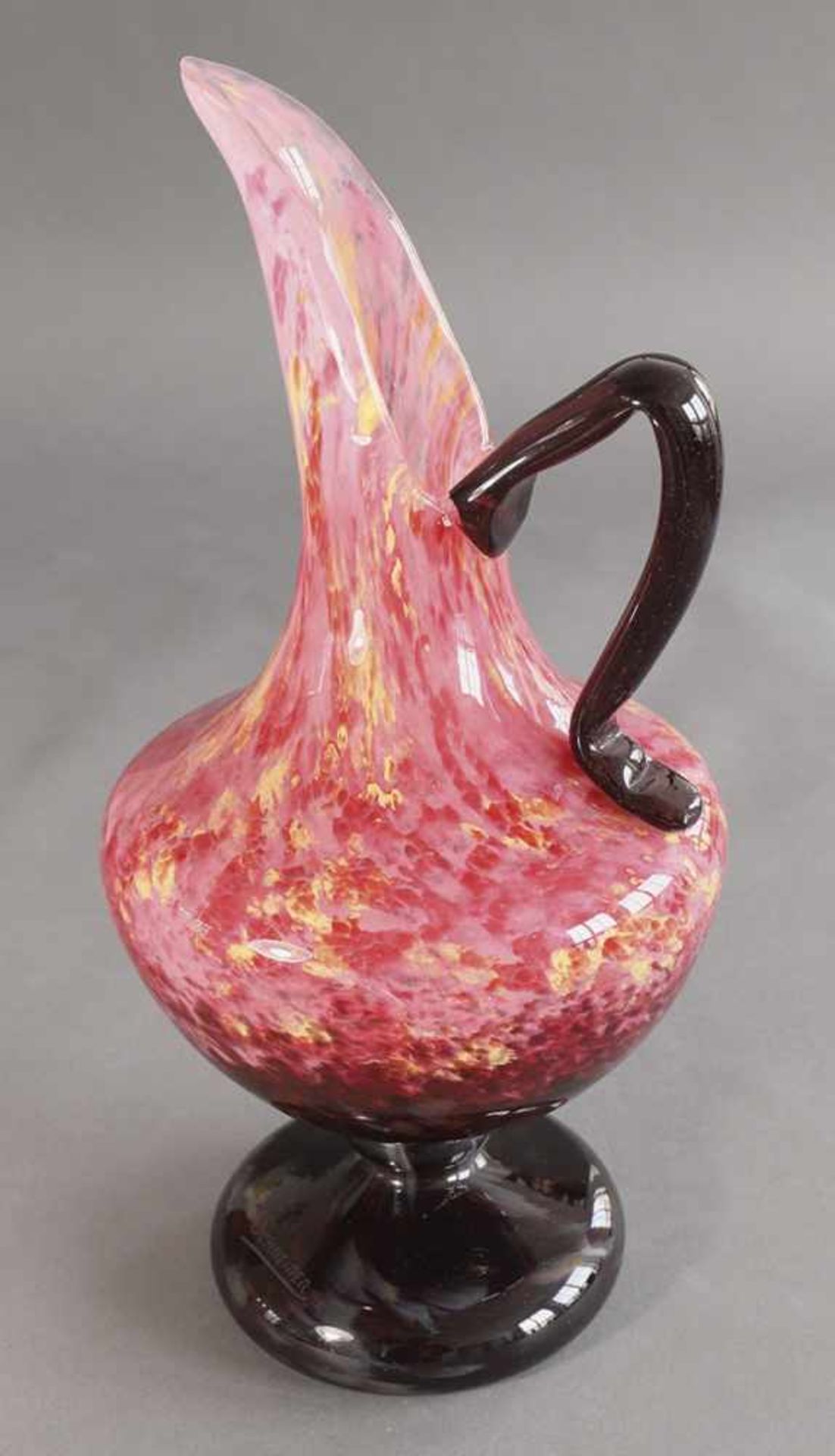 Charles Schneider, Epinay-sur-SeineCharles Schneider JugJug. 1920s. Glass. Multi-tone pink and