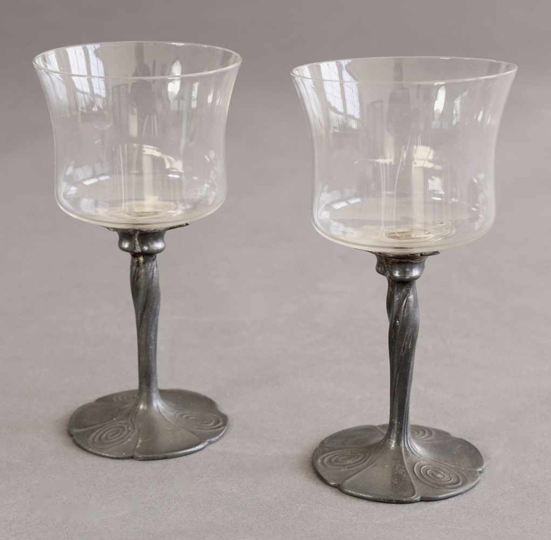 Orivit A.G., KölnOrivit, 2 wine glasses Mod. 23342 wine glasses Mod. 2334. About 1900. Glass,