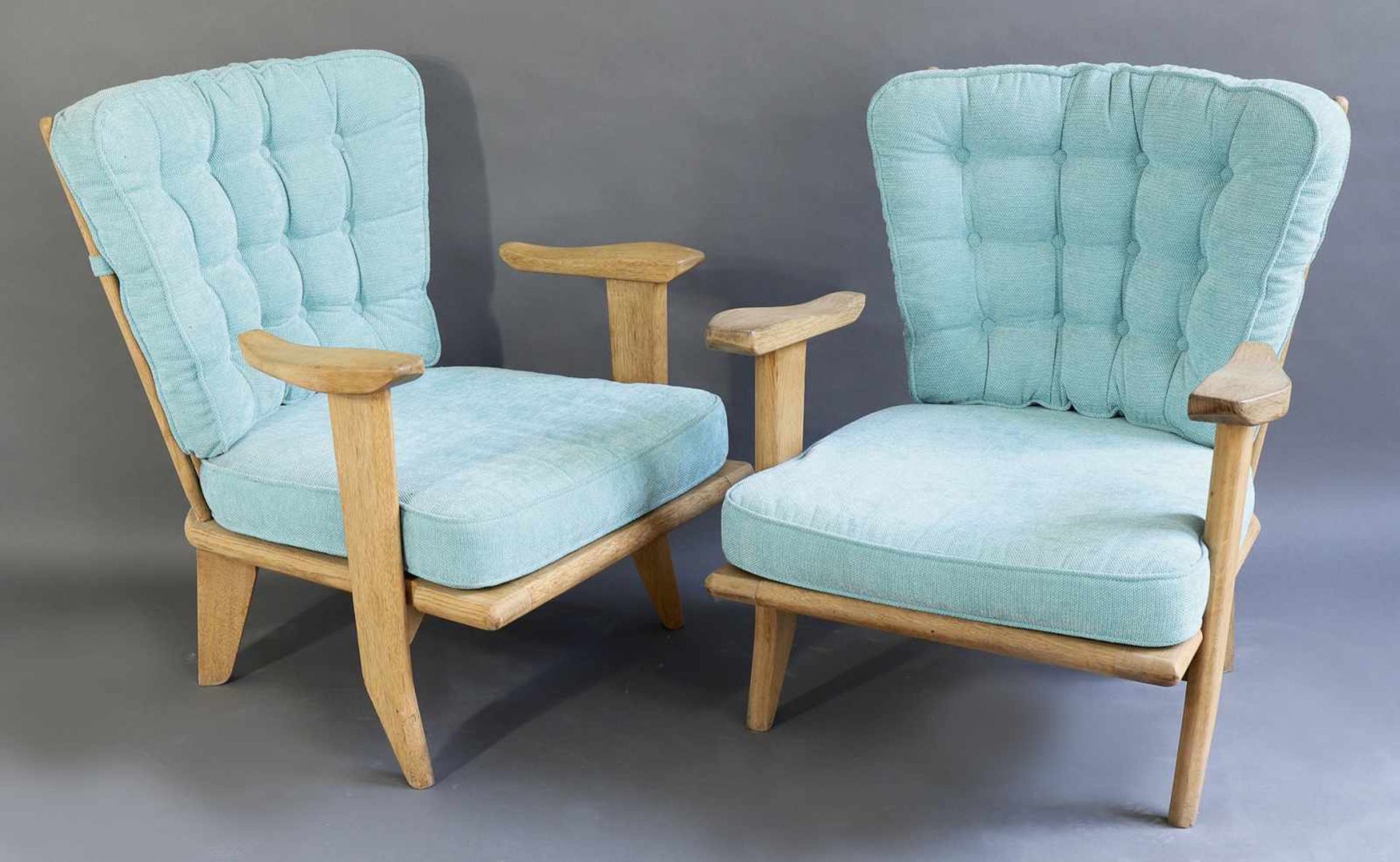 Robert Guillerme & Jacques ChambronVotre MaisonGuillerme & Chambron 2 Easy Chairs2 armchairs.