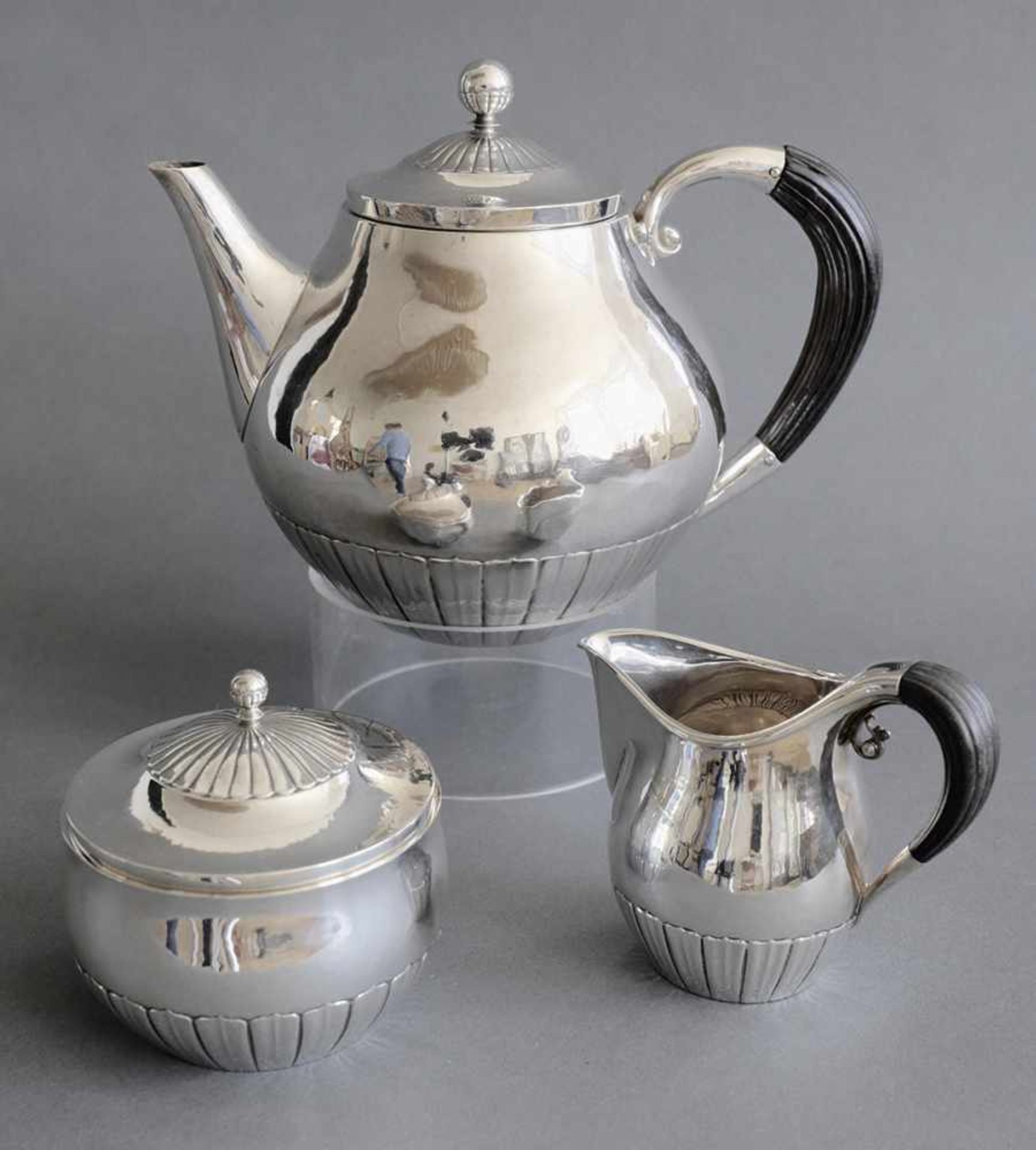 Johan RohdeGeorg Jensen, KopenhagenGeorg Jensen Johan Rohde, Tea Service CosmosTea service model