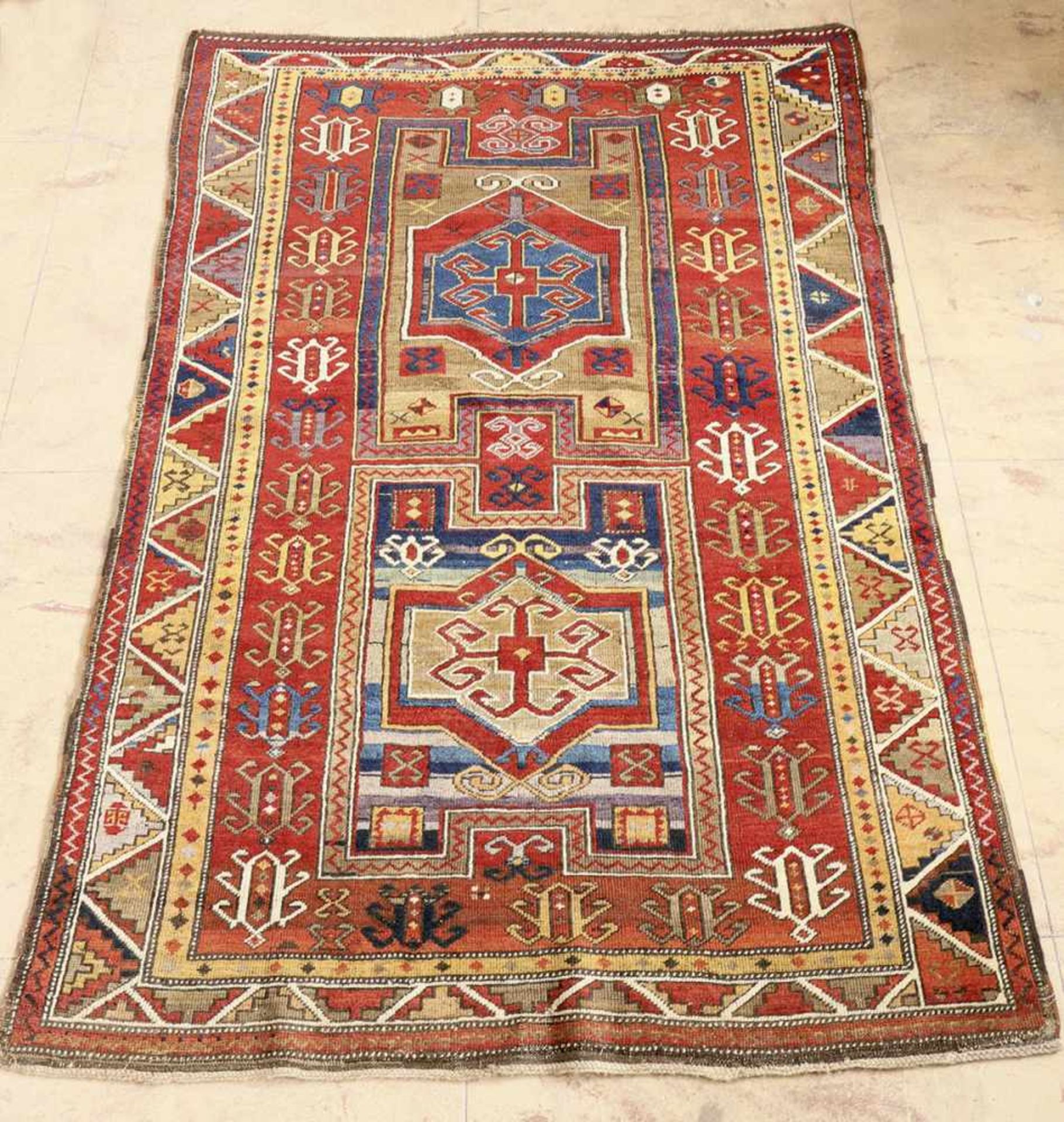 Carpet Fachralo Prayer Rug Caucasus about 1890 Carpet Fachralo prayer rug, Caucasus around 1890.