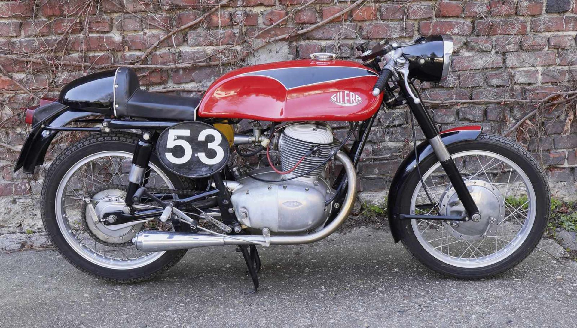 Gilera, Ancore / MilanoGilera Oldtimer Motorcycle Racing B 300Gilera racing machine based on a - Bild 5 aus 5