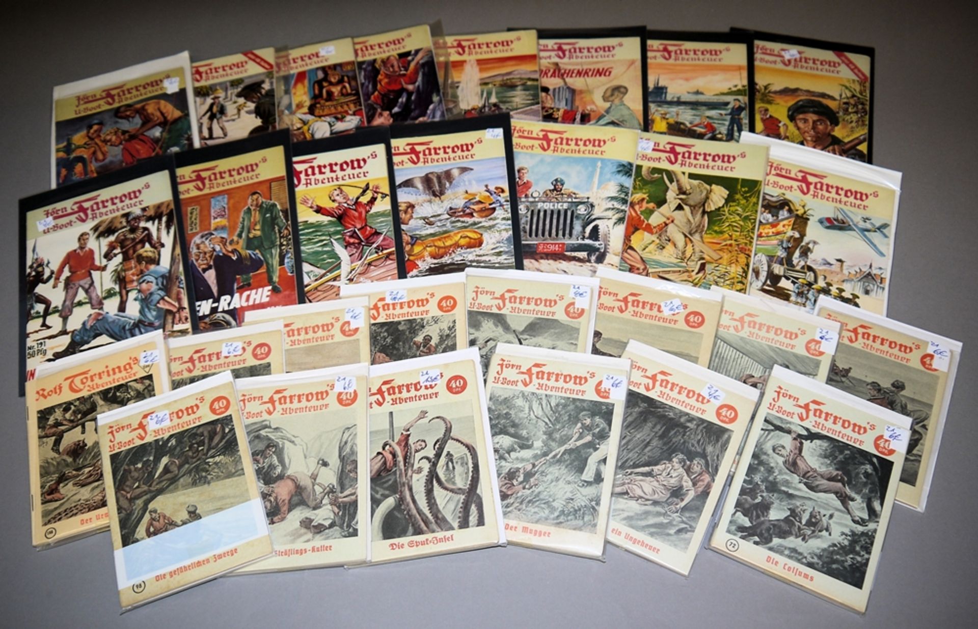 Jörn Farrow’s, Volksverlag, 50 Hefte, Z 1-2<br