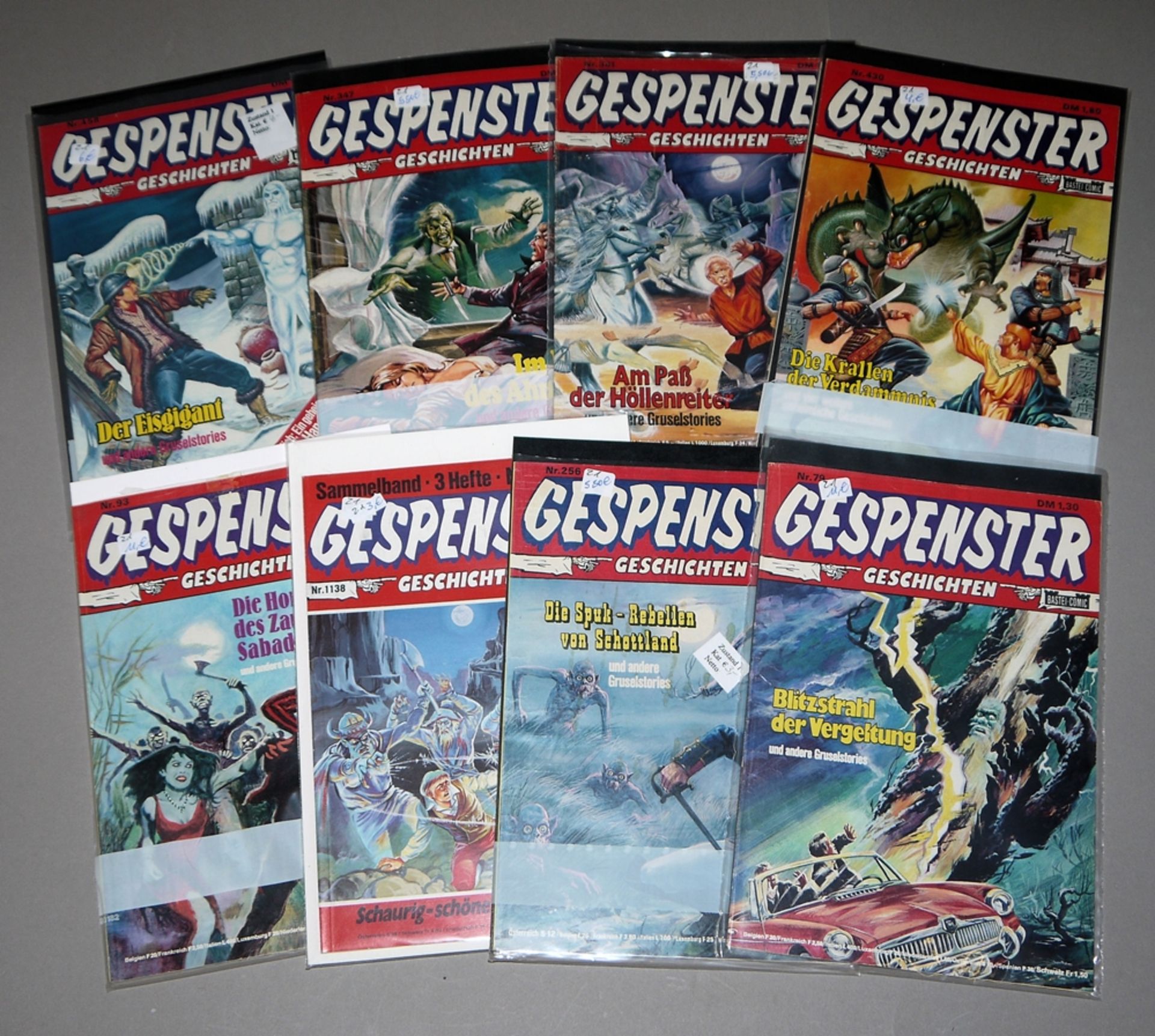 Gespenster-Geschichten, Bastei Vlg., 58 Hefte, 1970er Jahre, Z 1-2 - Bild 4 aus 4