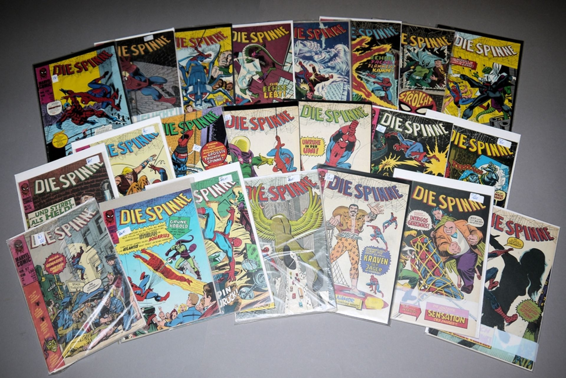 Die Spinne, Marvel / Williams, 37 Hefte, Z 1-2, ab 1974