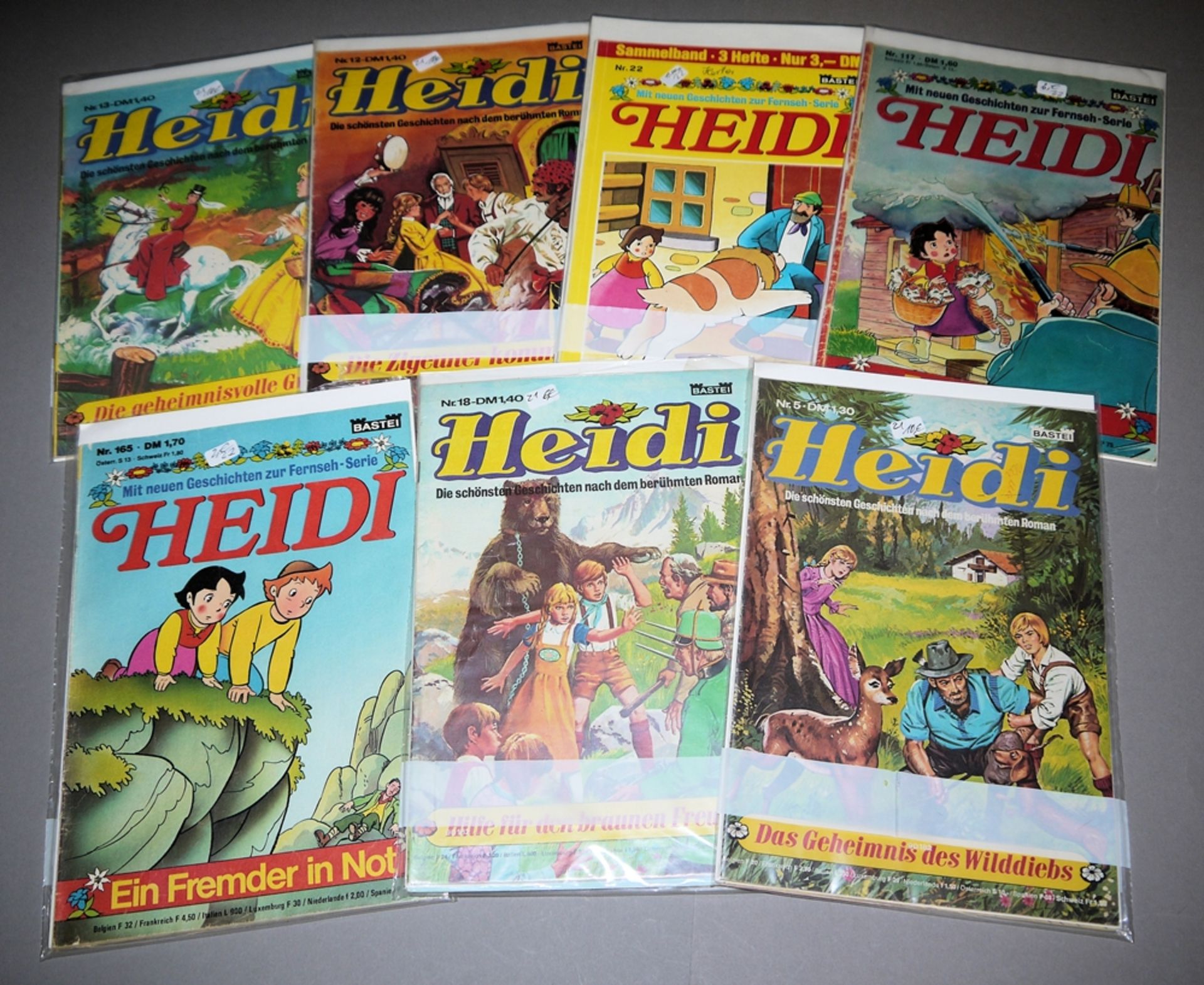 Heidi, Bastei Vlg., 54 Hefte, 1977-81, Z 1-2 - Bild 3 aus 4