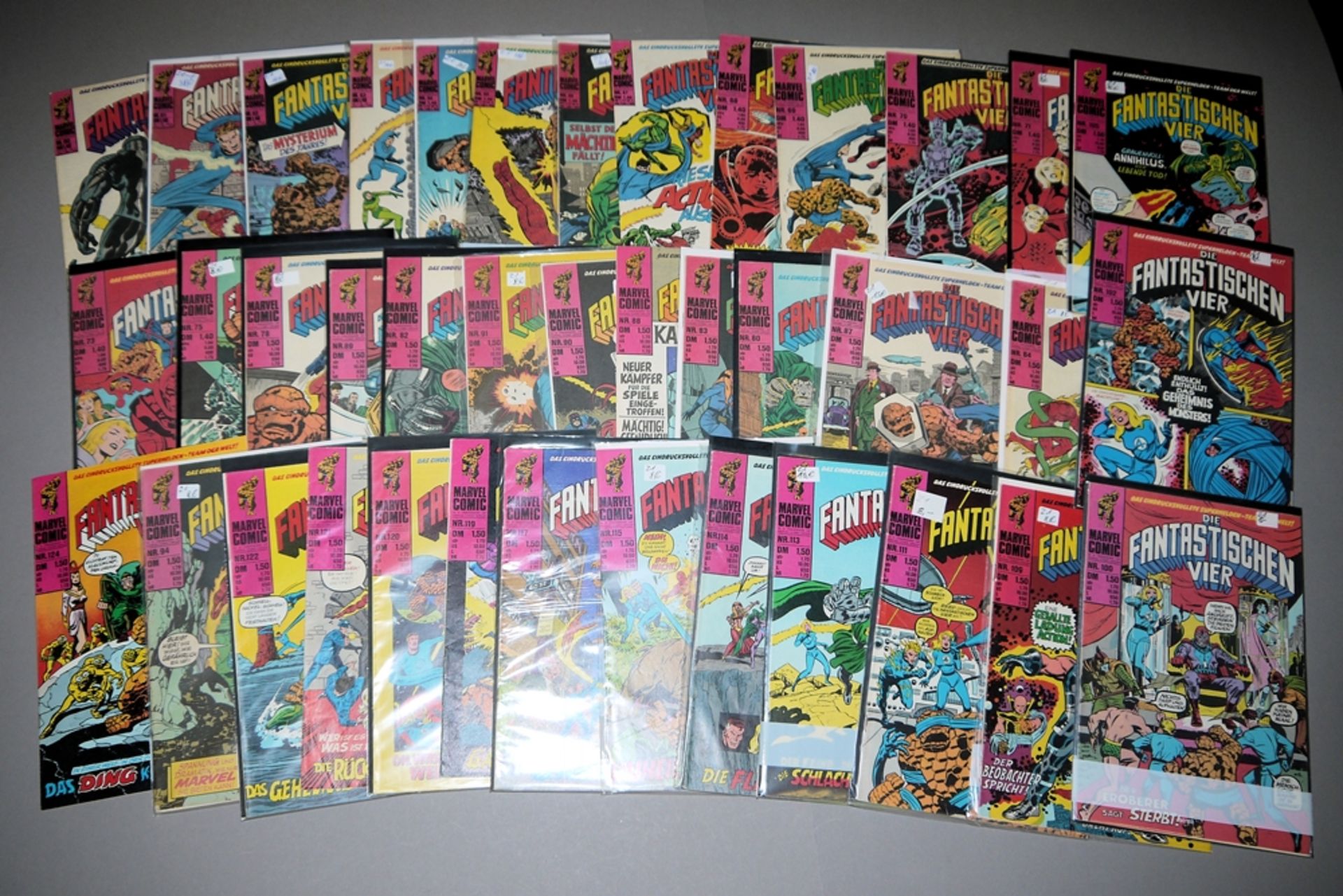 Die Fantastischen Vier, Marvel / Williams, ca. 80 Hefte, Z 1-2, 1974-78 - Bild 2 aus 3