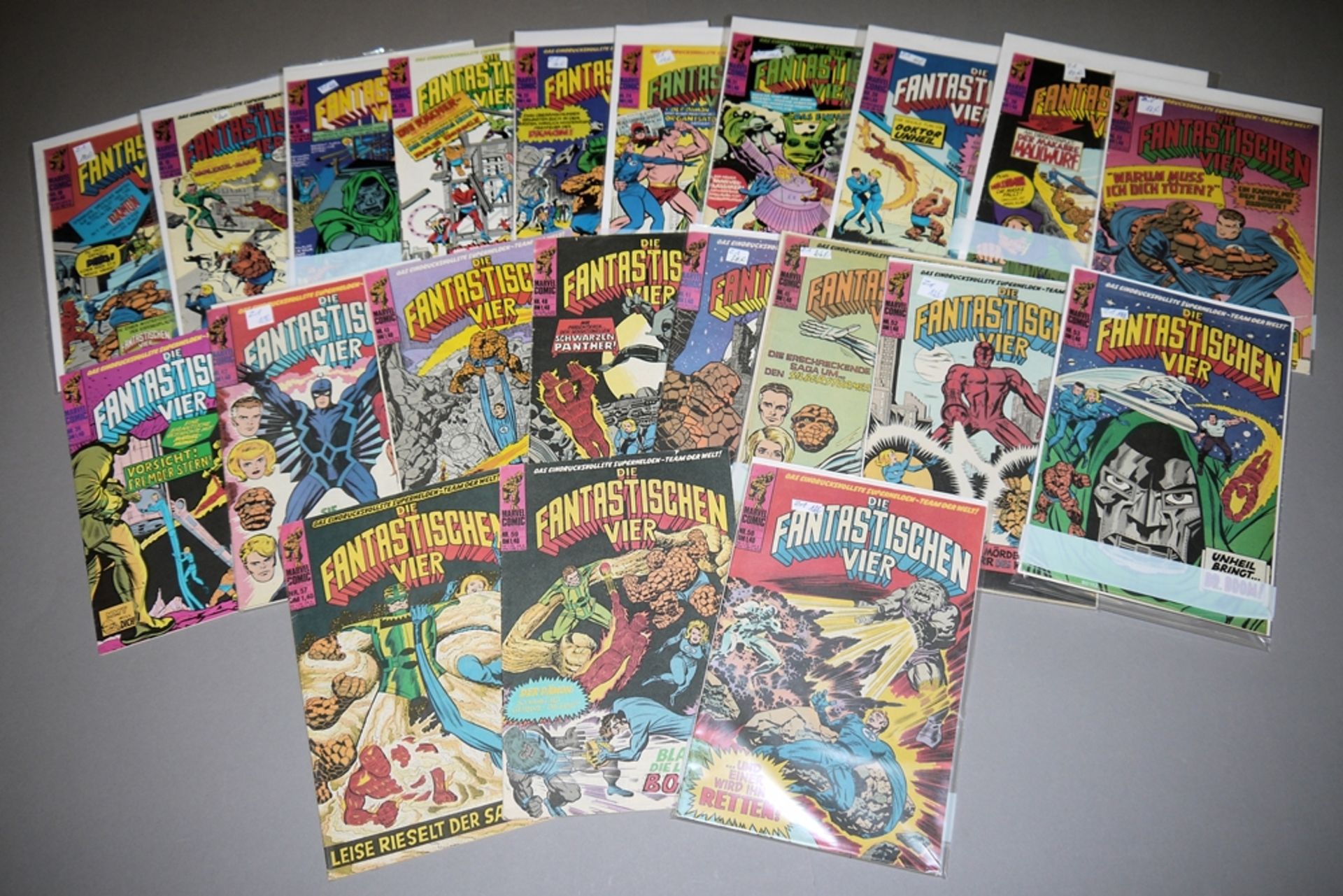 Die Fantastischen Vier, Marvel / Williams, ca. 80 Hefte, Z 1-2, 1974-78