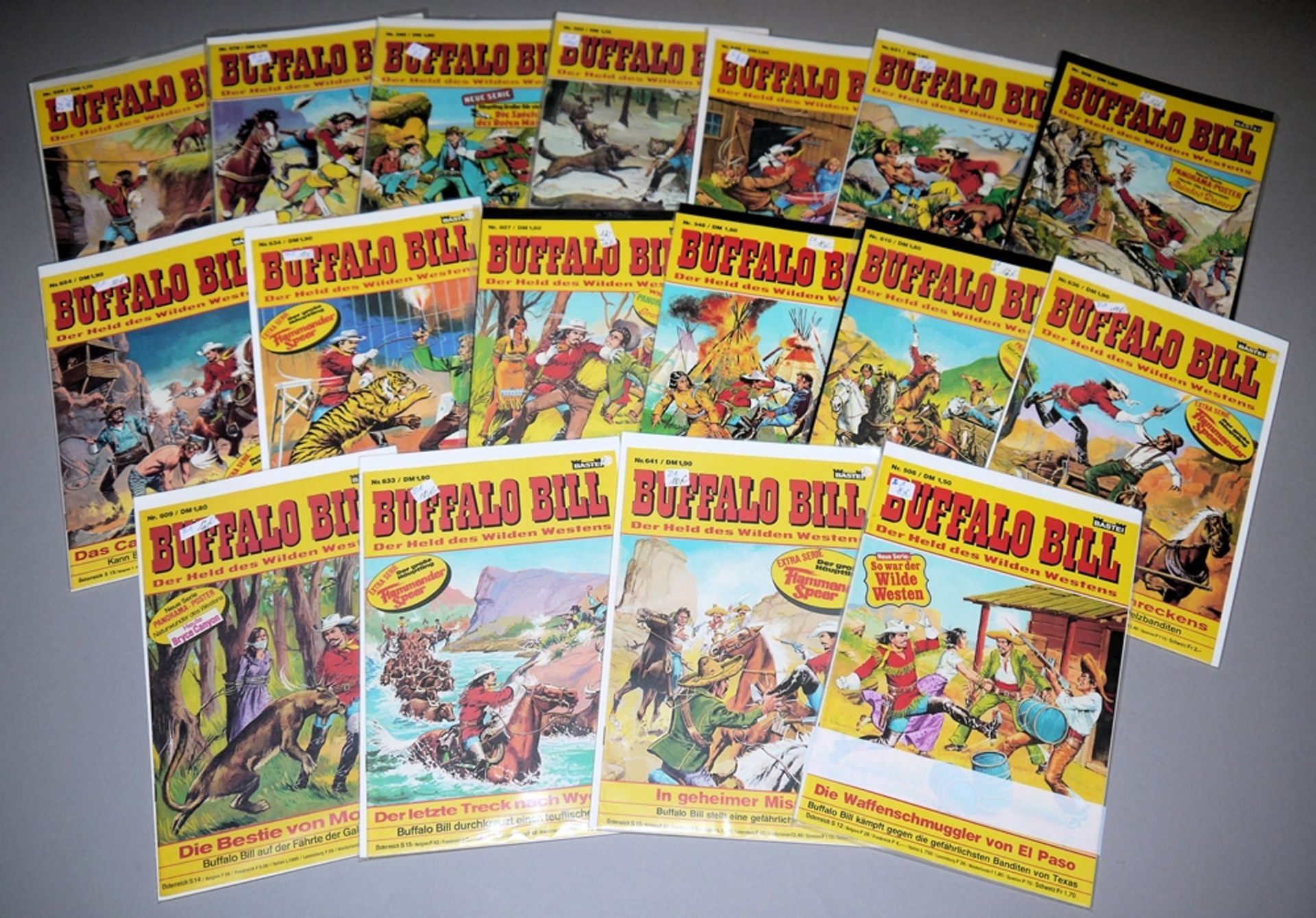 Buffalo Bill, Bastei, 32 Hefte, Z 1-2