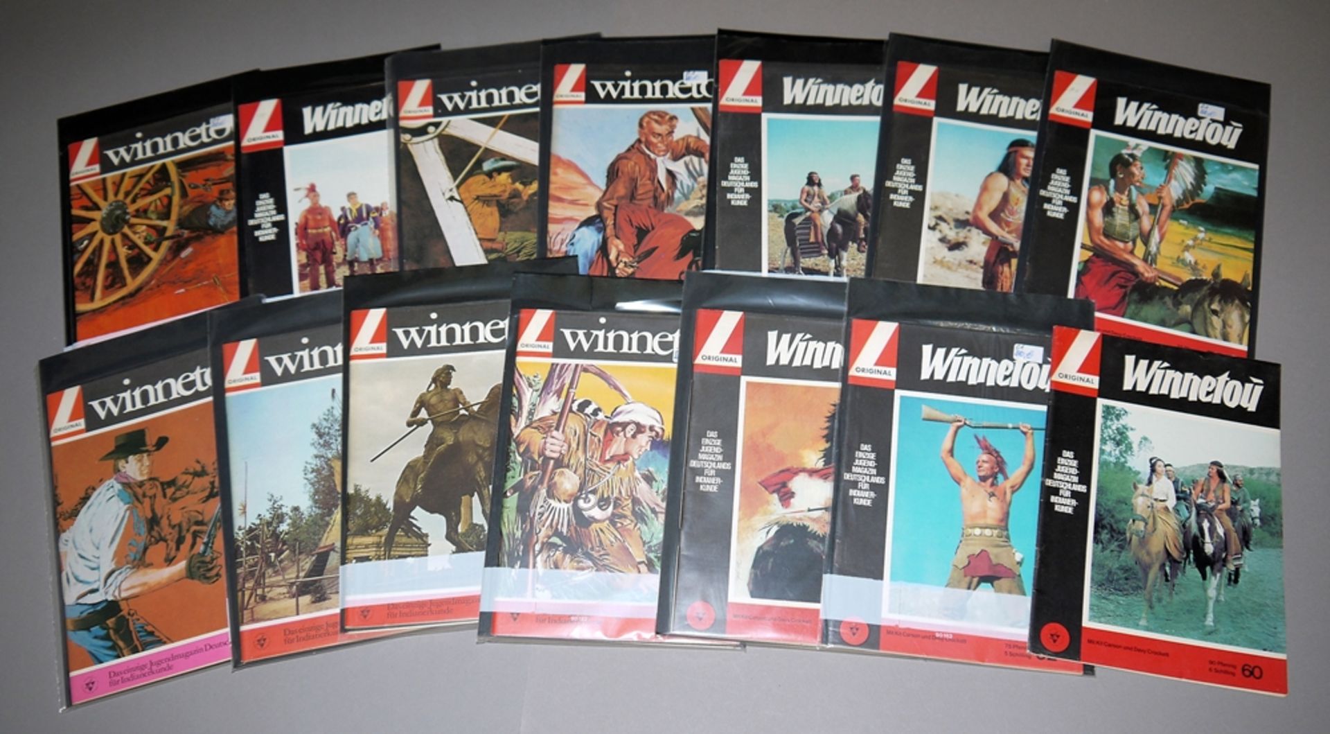 Winnetou, Lehning Vlg., 26 Hefte, 1960er Jahre, Z 1-2