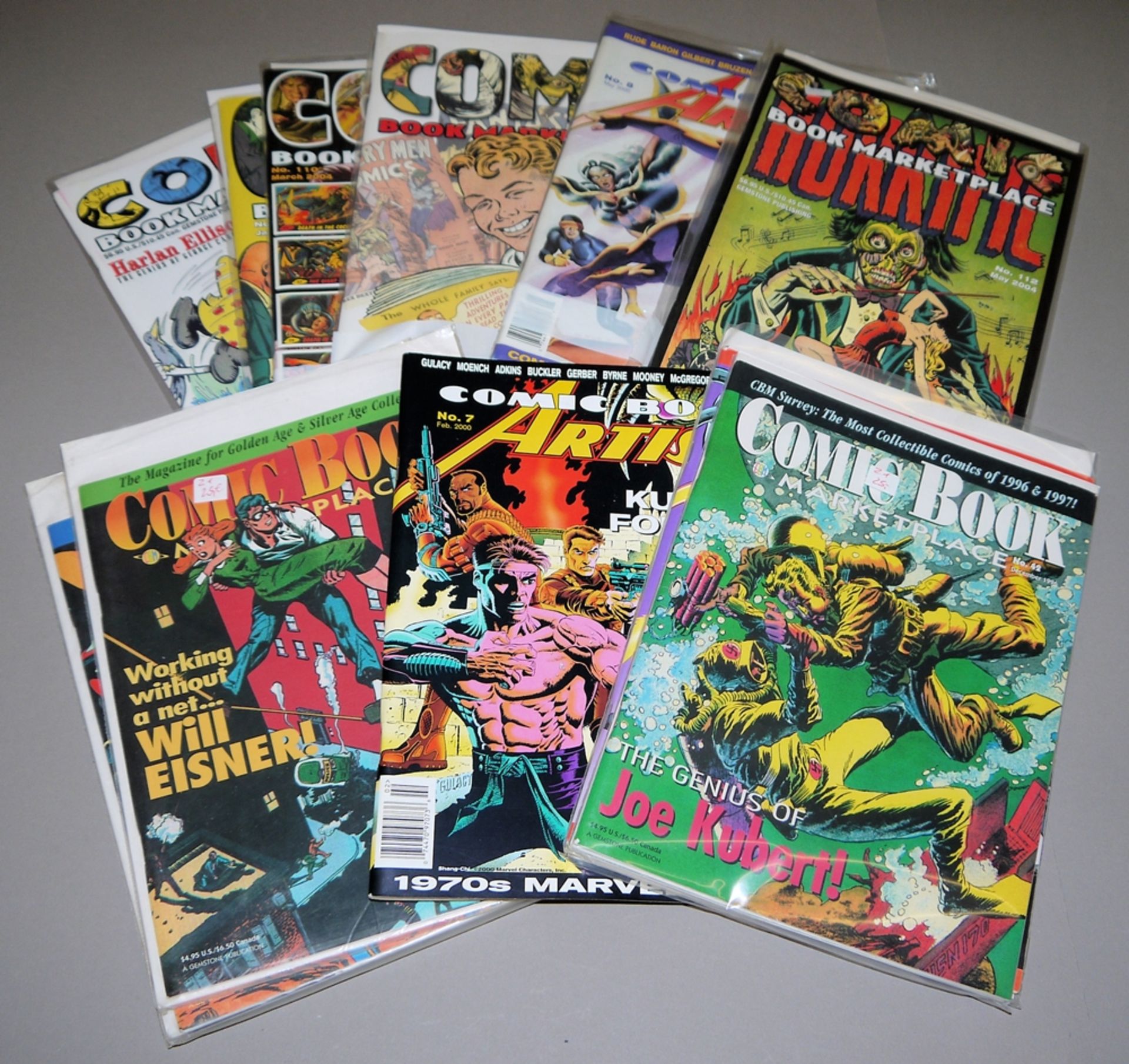 USA Comics: Comic- Marketplace,- Book Artist, Gemstone/ Two Morrows, 20 Hefte, 2000-04, Z 1