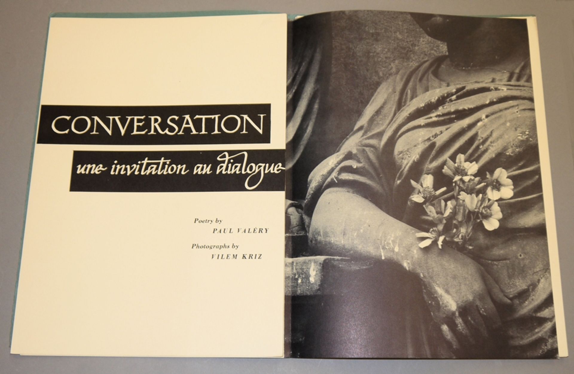 Paul Valéry/Vilém Kriz, Conversation - une invitation au dialogue, Mappenwerk 1963<b