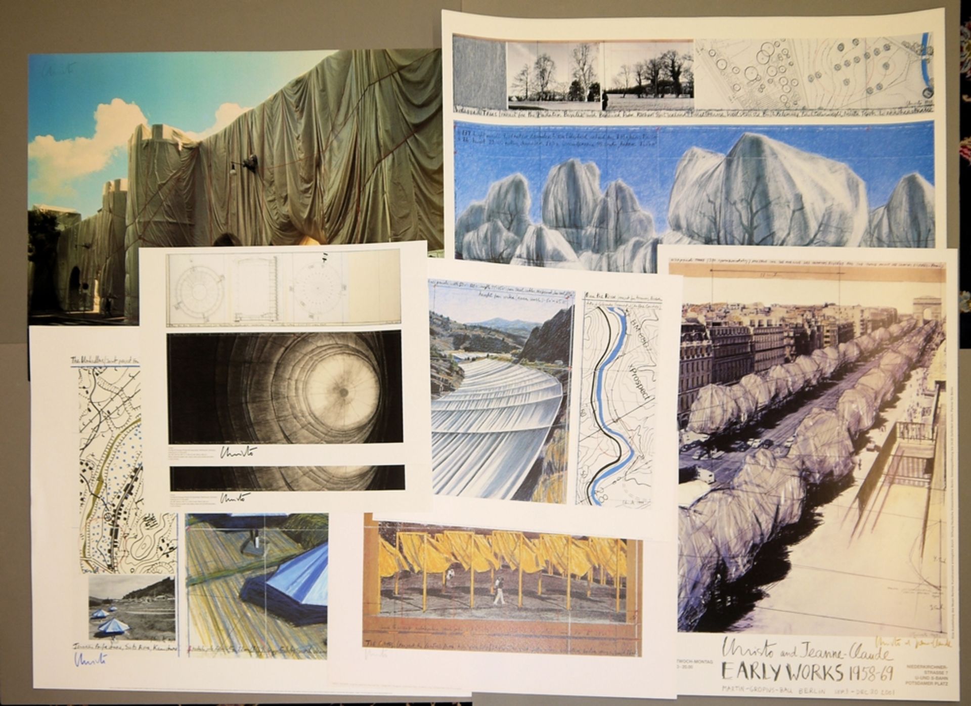 Christo & Jeanne-Claude, 10 Plakate, 9x signiert, Für Selbstbesichtiger!< - Bild 4 aus 5