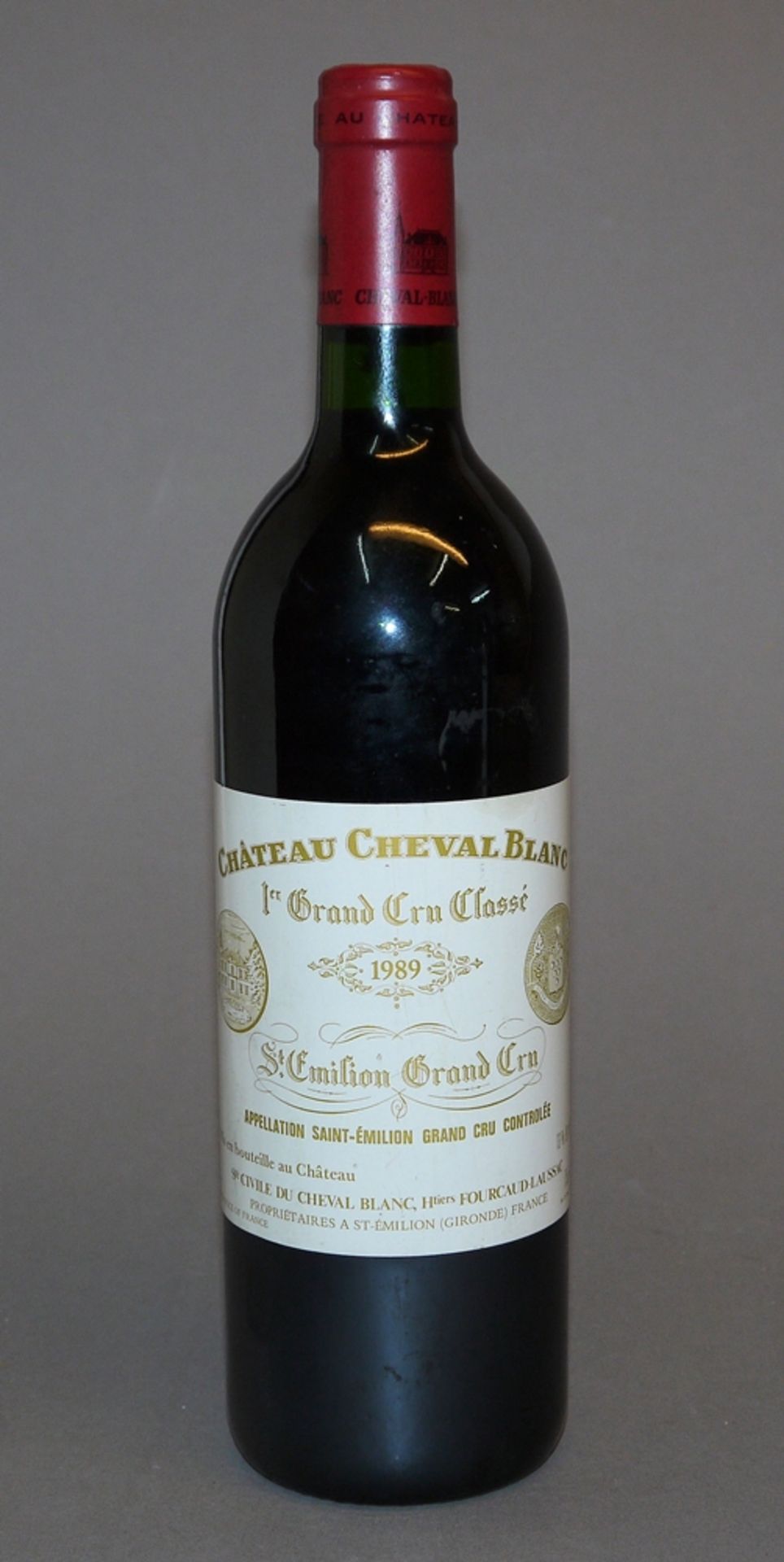 1 Fl. Château Cheval Blanc, 1er Grand Cru Classé, 1989<b