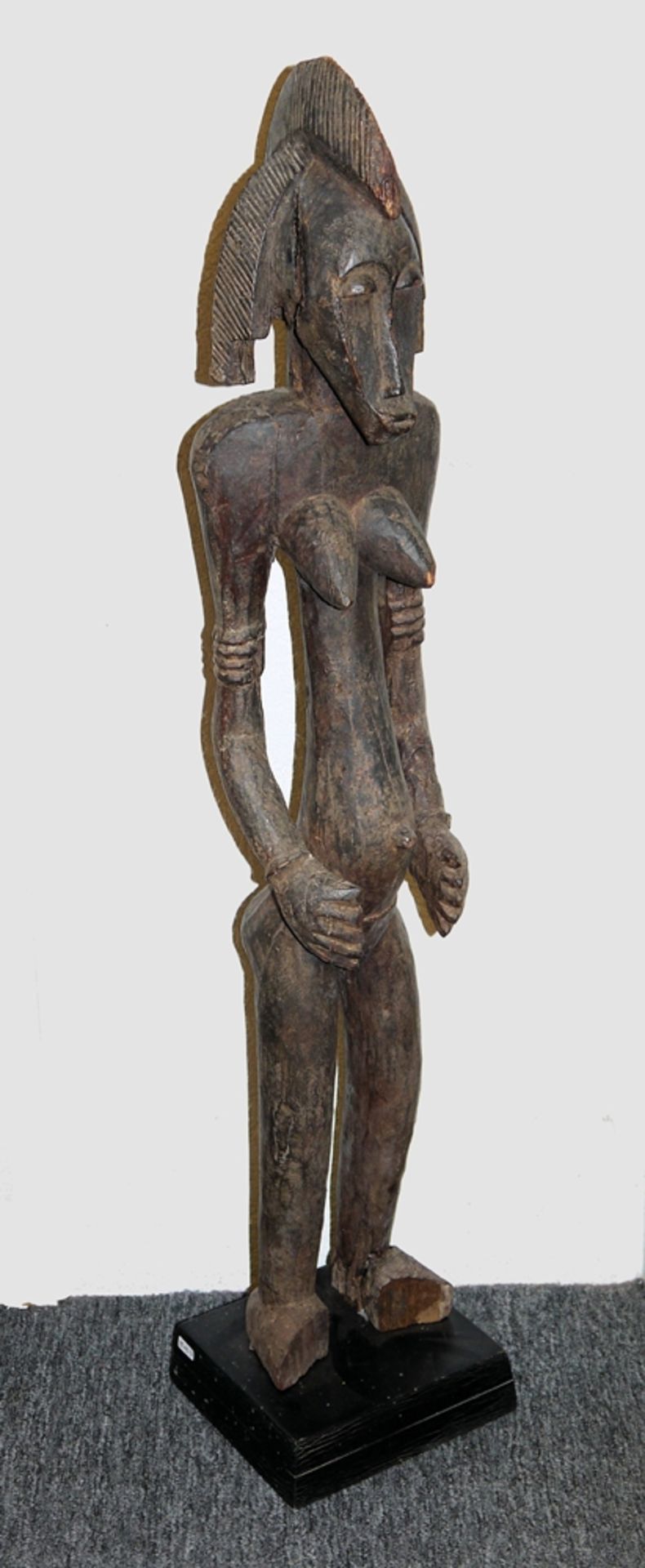 Große Frauenfigur der Senufo, Elfenbeinküste<b