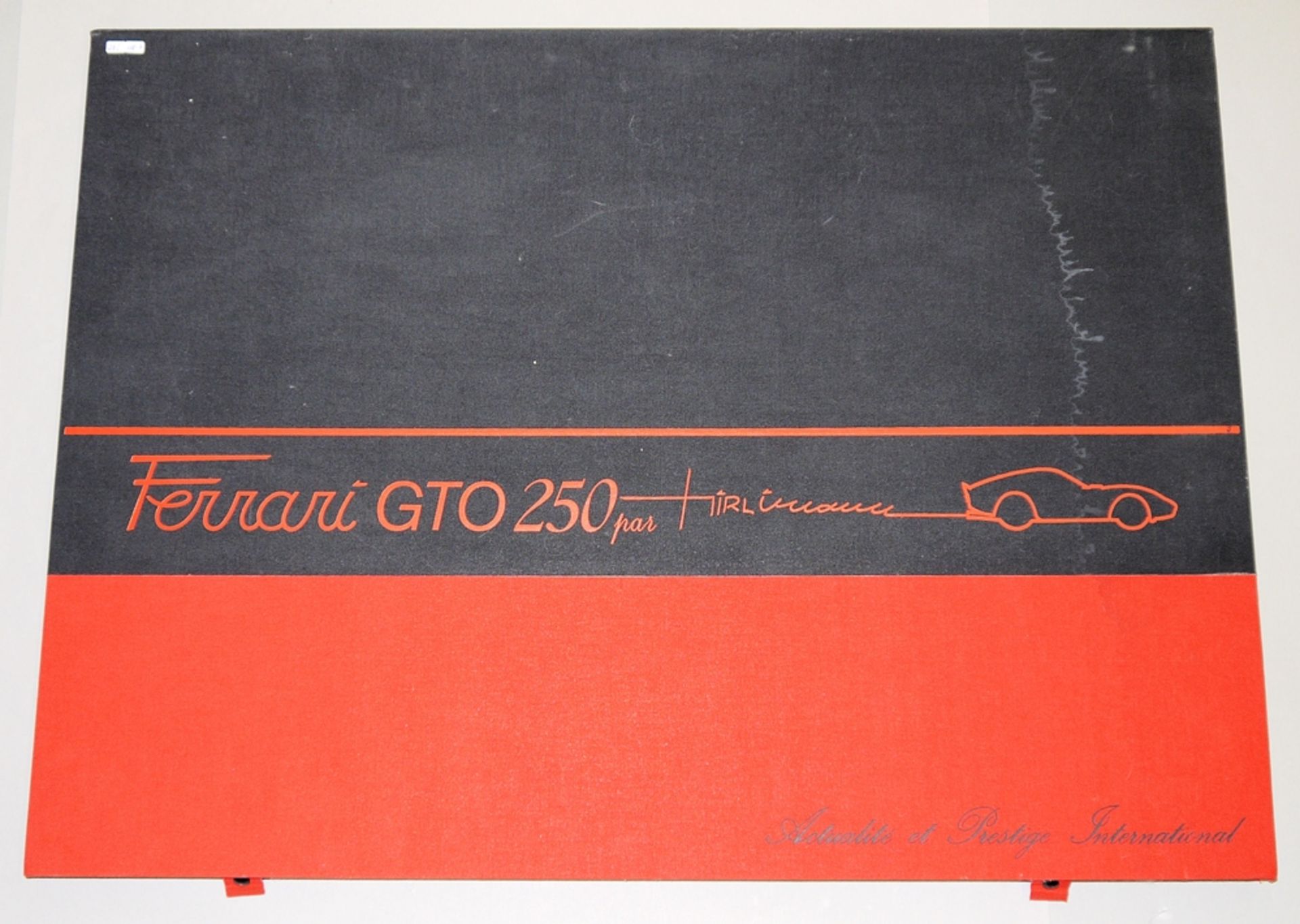 Jean Charles Hirlimann, "Ferrari GTO 250", Mappe mit 8 sign. u. numm. Farblithographien