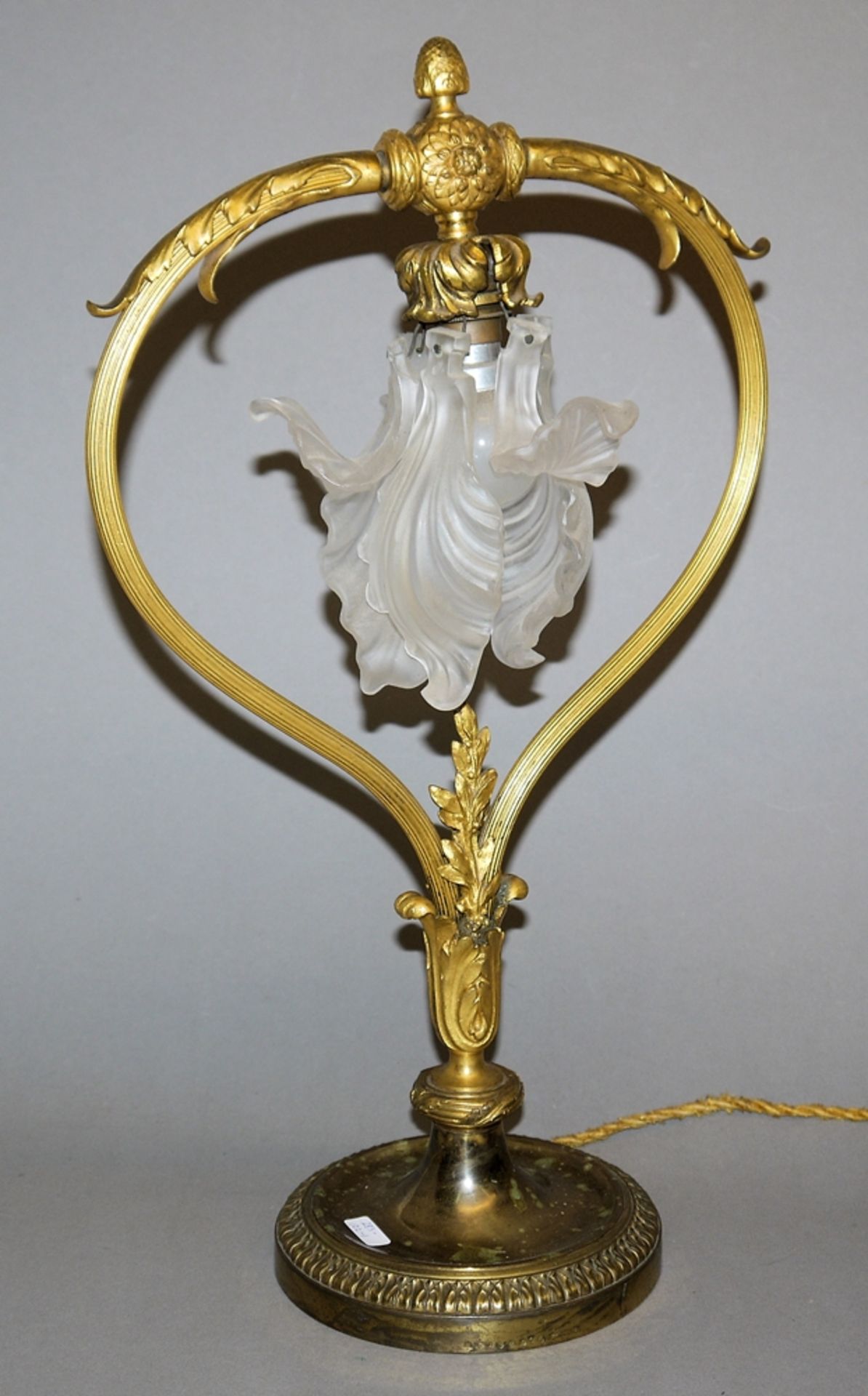 Tischlampe des Jugendstils, Frankreich um 1900