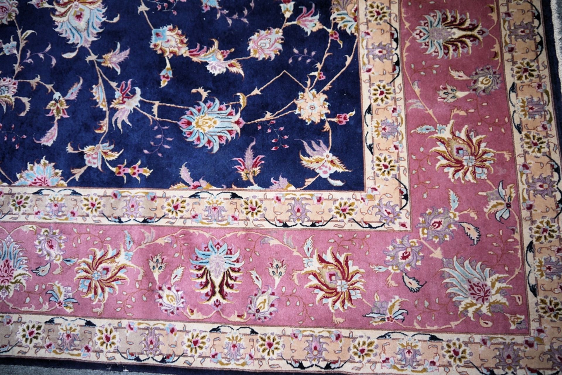Großer Orientteppich Täbris, Persien, ca. 60 Jahre alt<b - Bild 2 aus 2