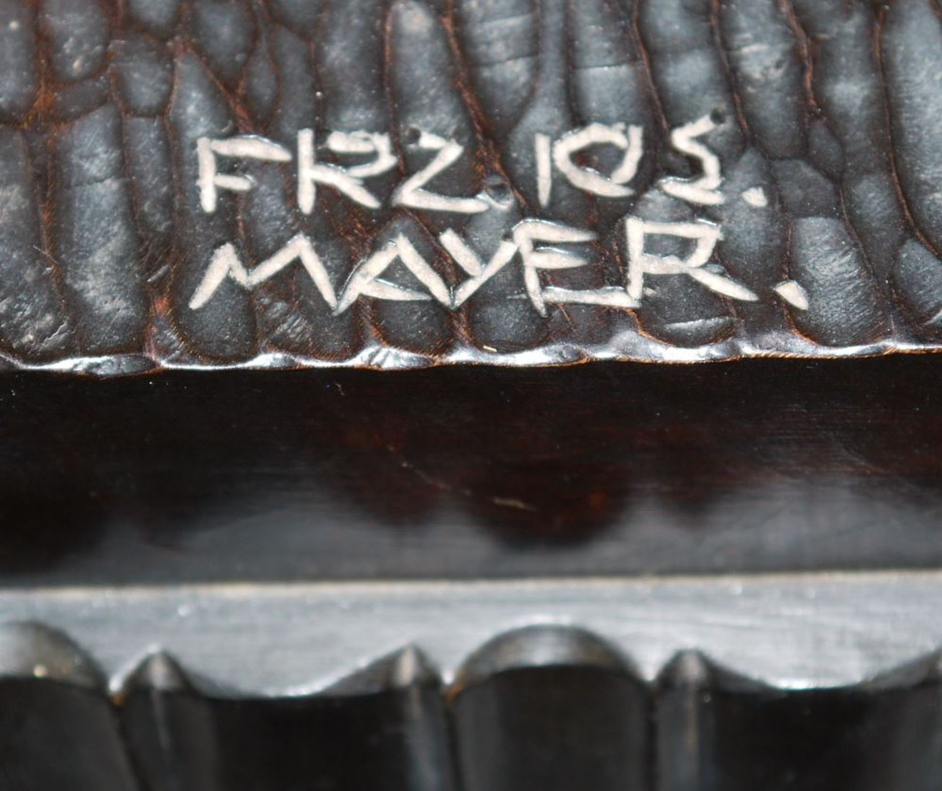 Franz Joseph Mayer, Holzskulptur Reh, 1922 - Bild 2 aus 3
