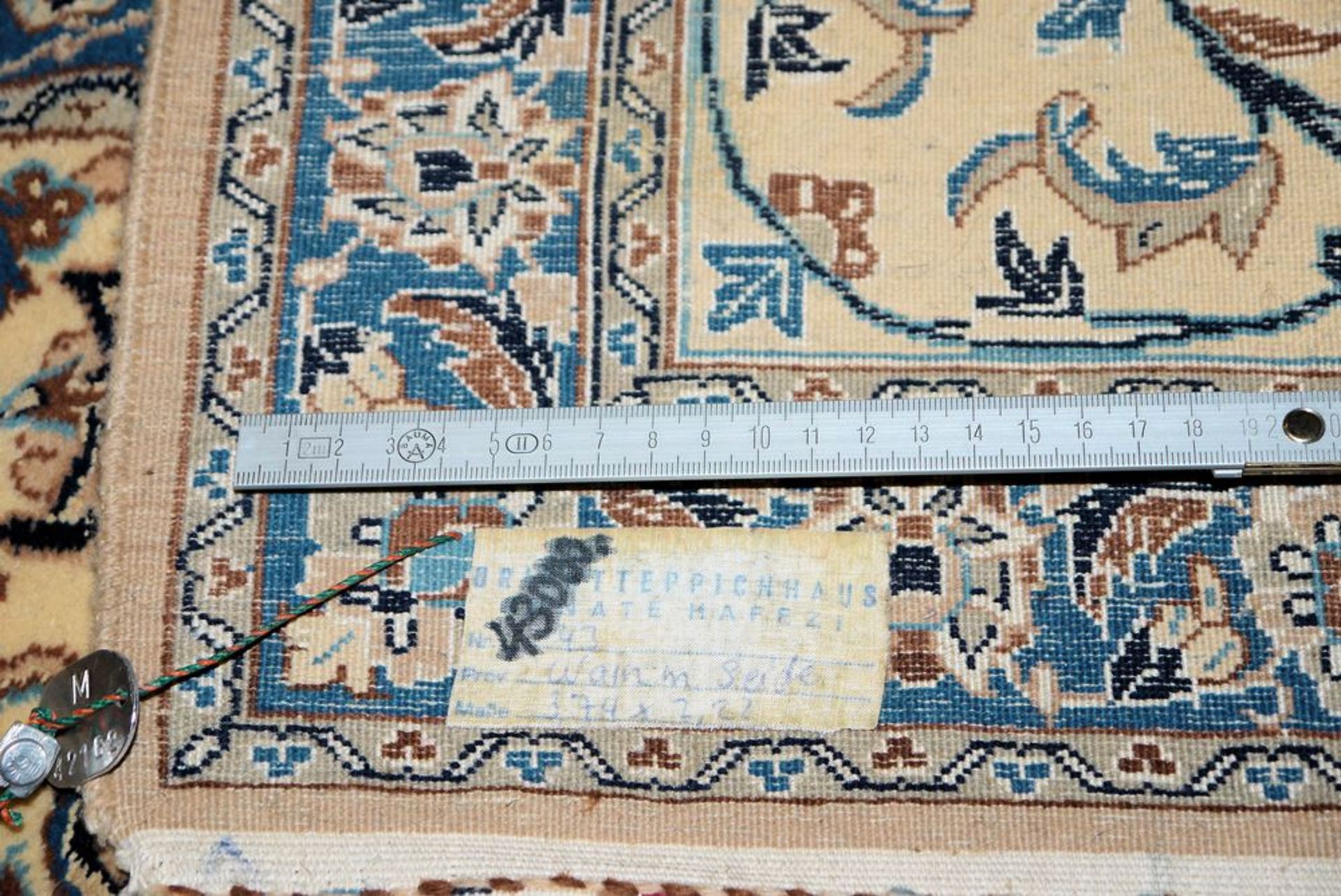 Großer Orientteppich Nain, Persien, ca. 40 Jahre alt - Image 4 of 4