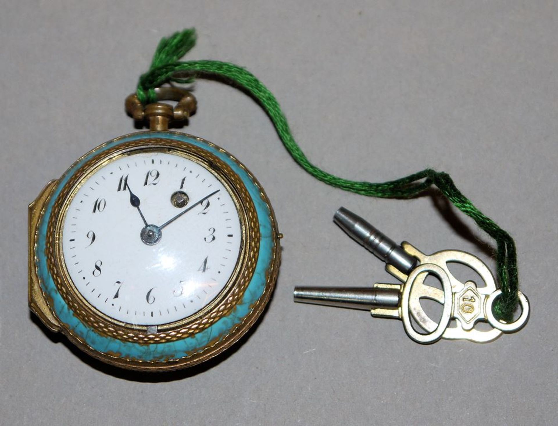 Feine erotische Taschenuhr von Johan Michael Daurer, München um 1800/20