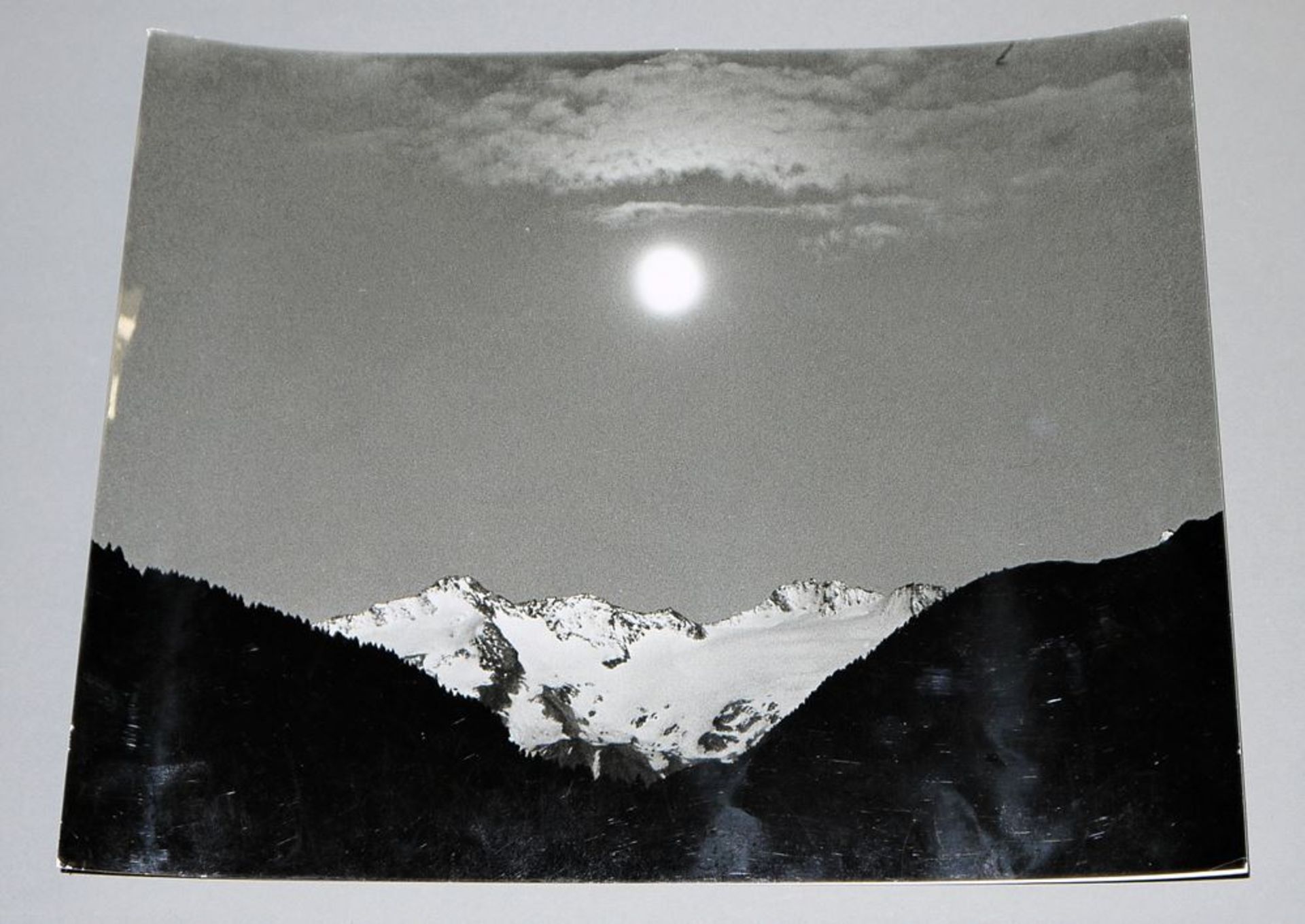 Toni Schneiders, Mondnacht in Kärnten, s/w Fotographie um 1950