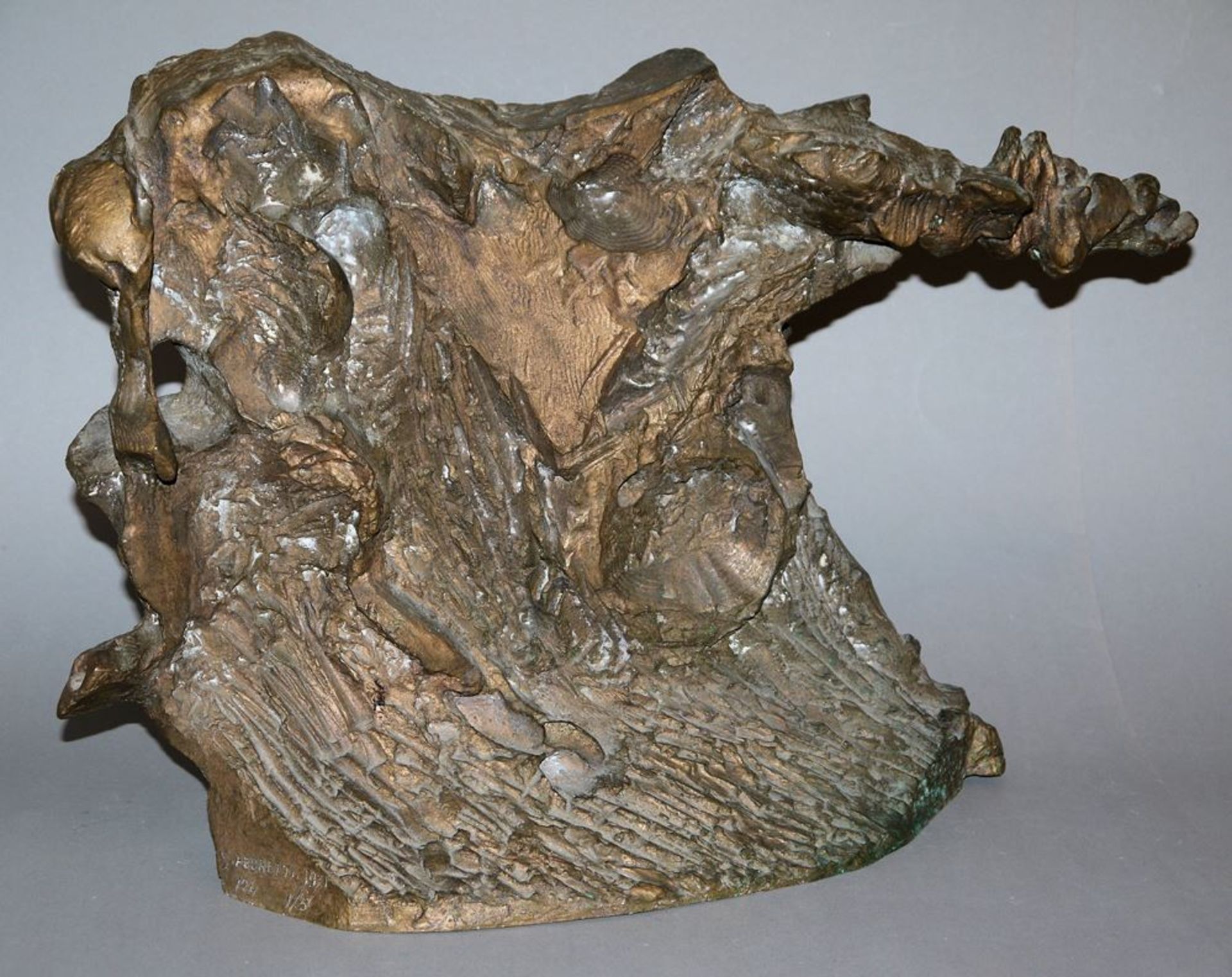 Giuliano Pedretti, Galoppierendes Pferd, Bronzeplastik von 1971