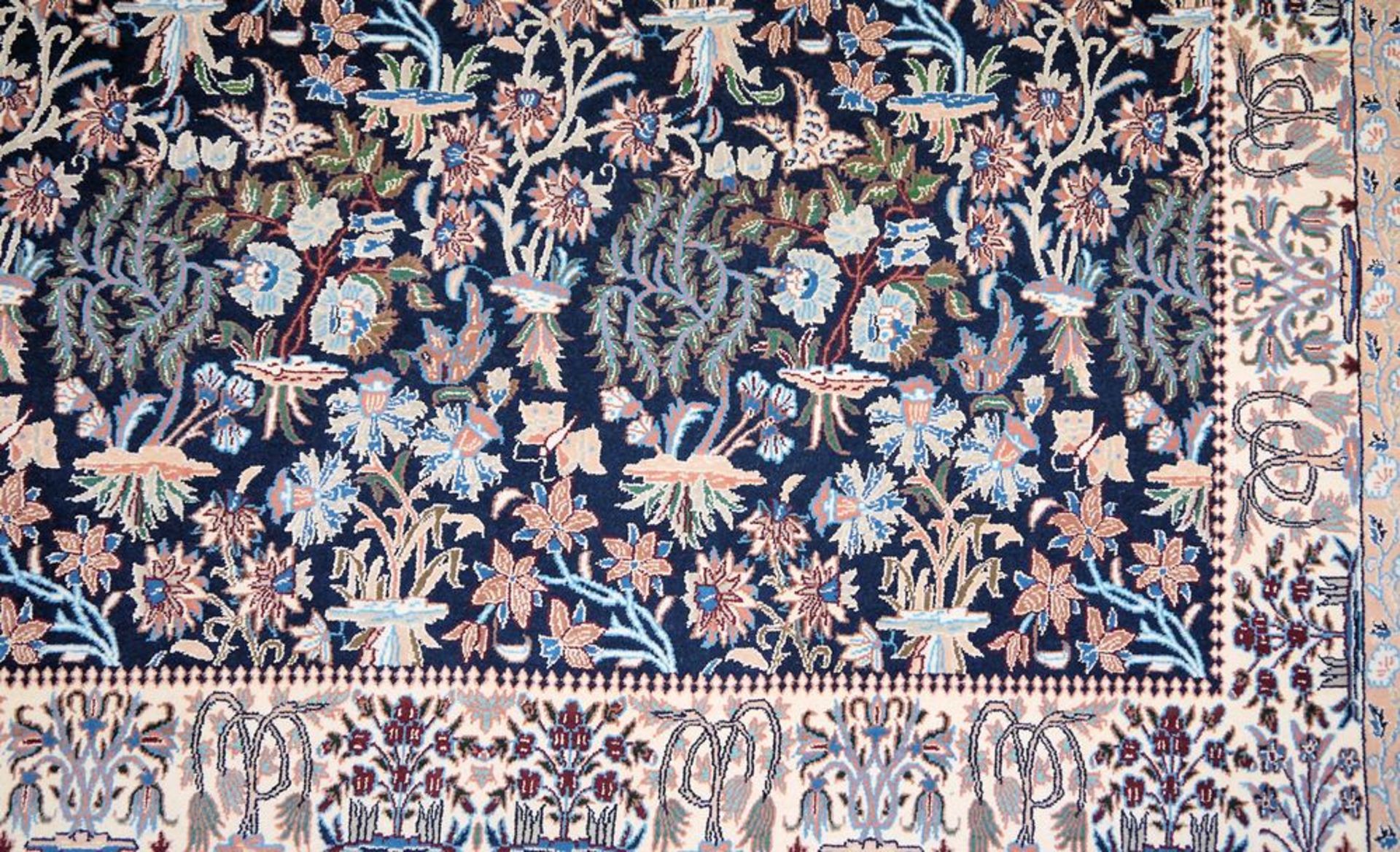 Orientteppich Nain, Persien, ca. 30-40 Jahre alt - Bild 2 aus 2