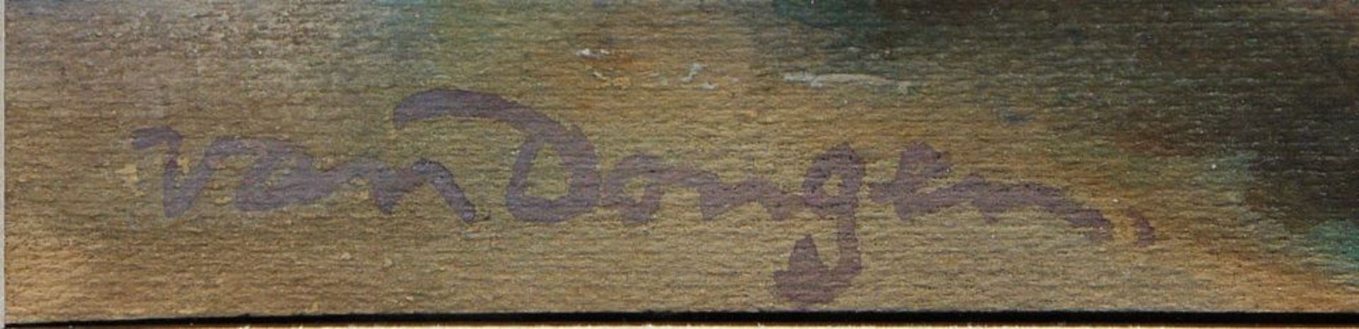 Van Dongen signierend, Rückenakt/ Acte de dos d'une femme, Aquarell um 1950, ansprechend gerahmtWohl - Bild 3 aus 3