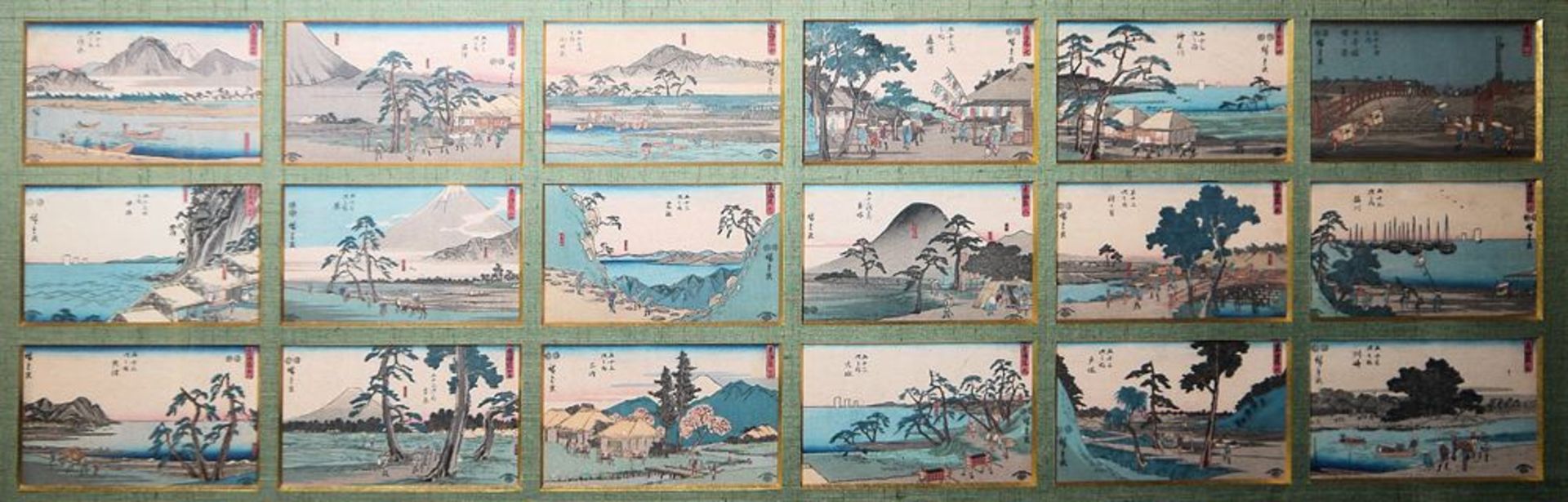 Ando Hiroshige, die Kichizo Tokaido Serie, moderner Nachdruck im Postkartenformat - Bild 4 aus 4