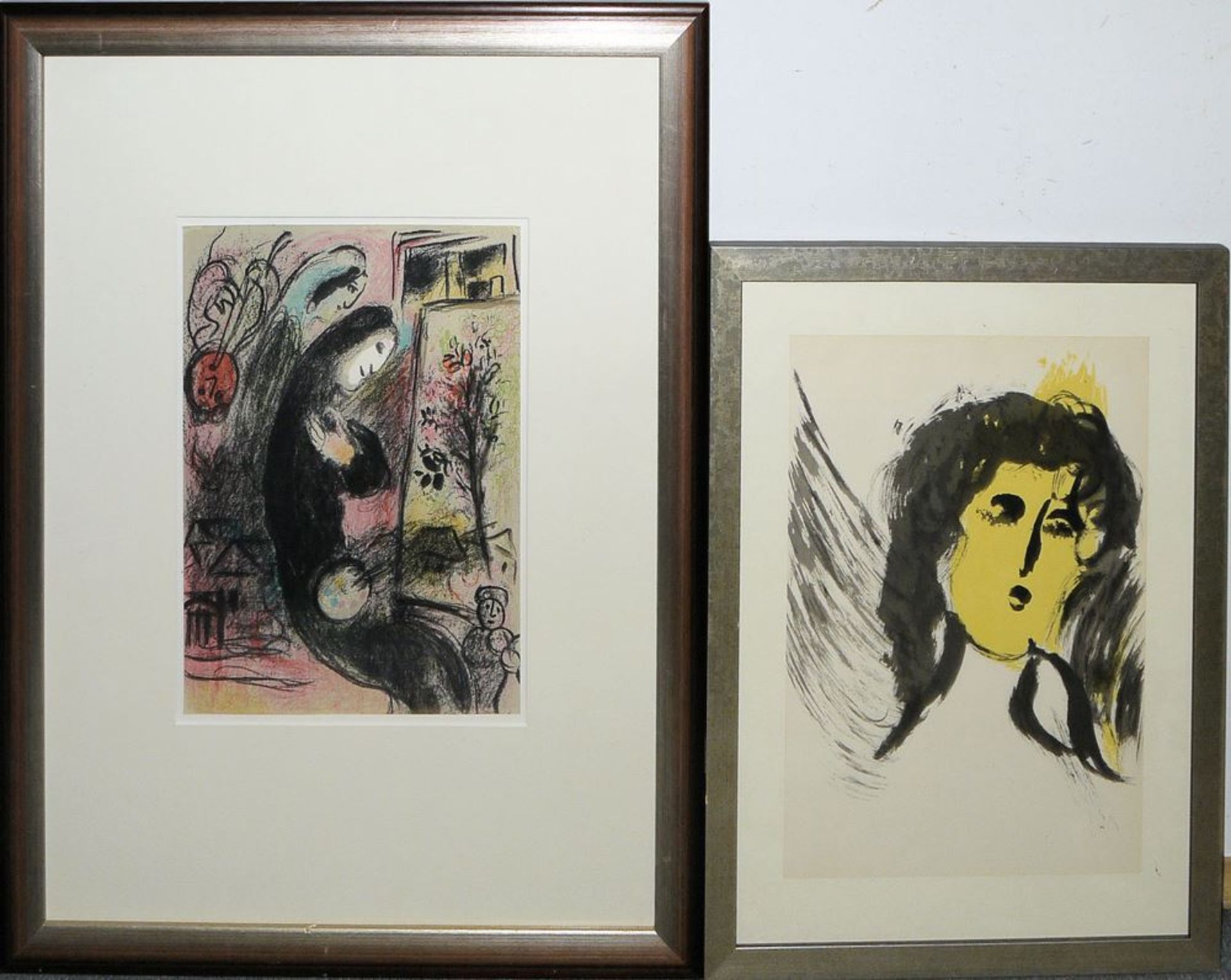 Sammlung Marc Chagall, 13 Farblithographien, biblische Motive u.a., gerahmt - Image 6 of 6