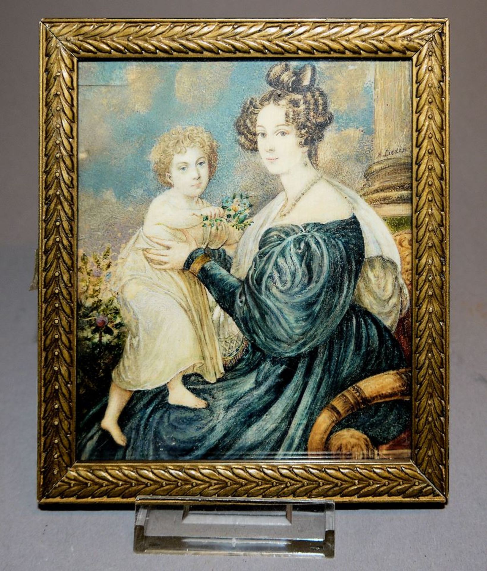 Friedrich Johann Gottlieb Lieder, Franz Josef I. als Kleinkind mit seiner Mutter Prinzessin Sophie