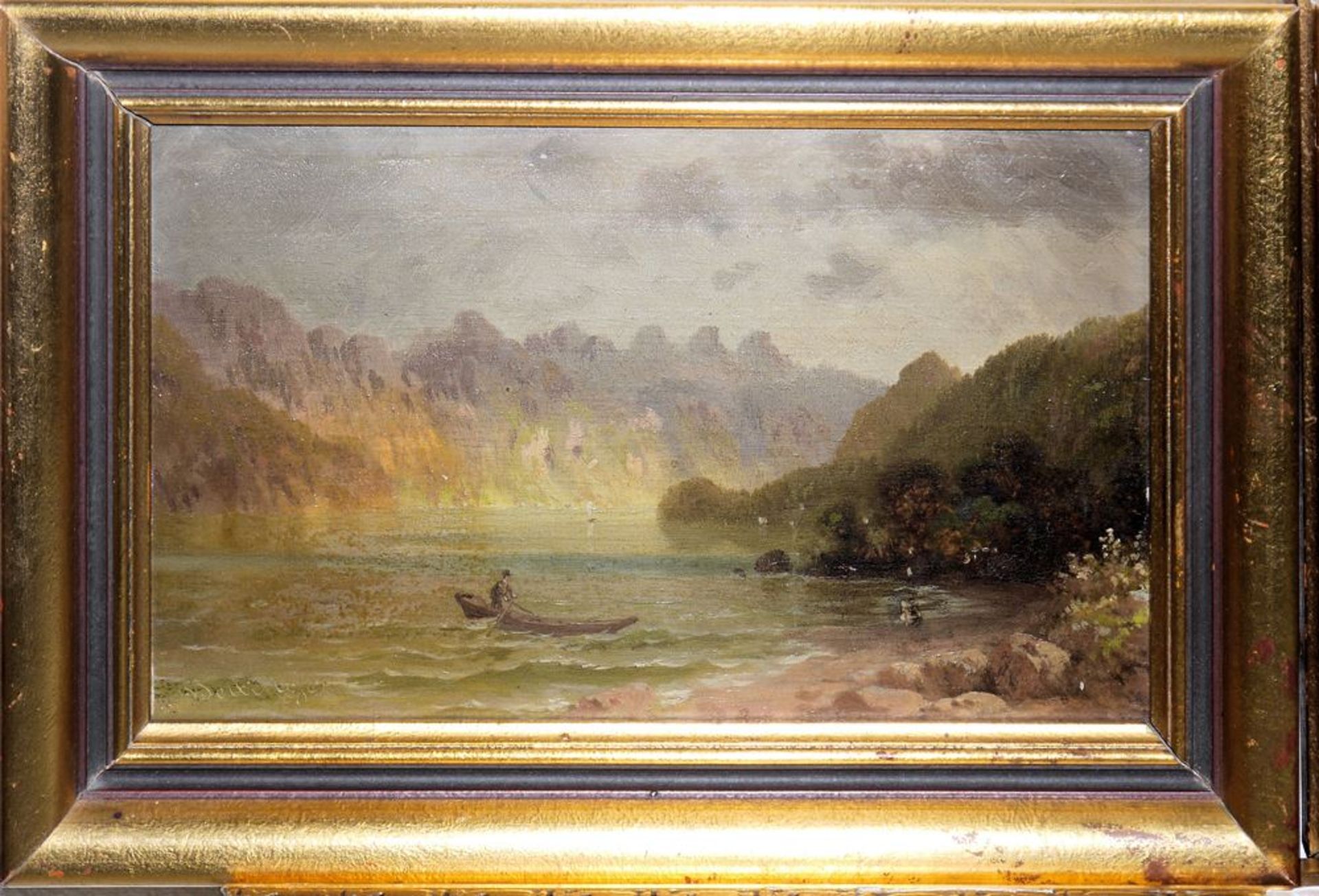 Paul Heitinger, 2 Bodensee-Landschaften & 1 Hochgebirgslandschaft, 3 Ölgemälde - Bild 4 aus 5