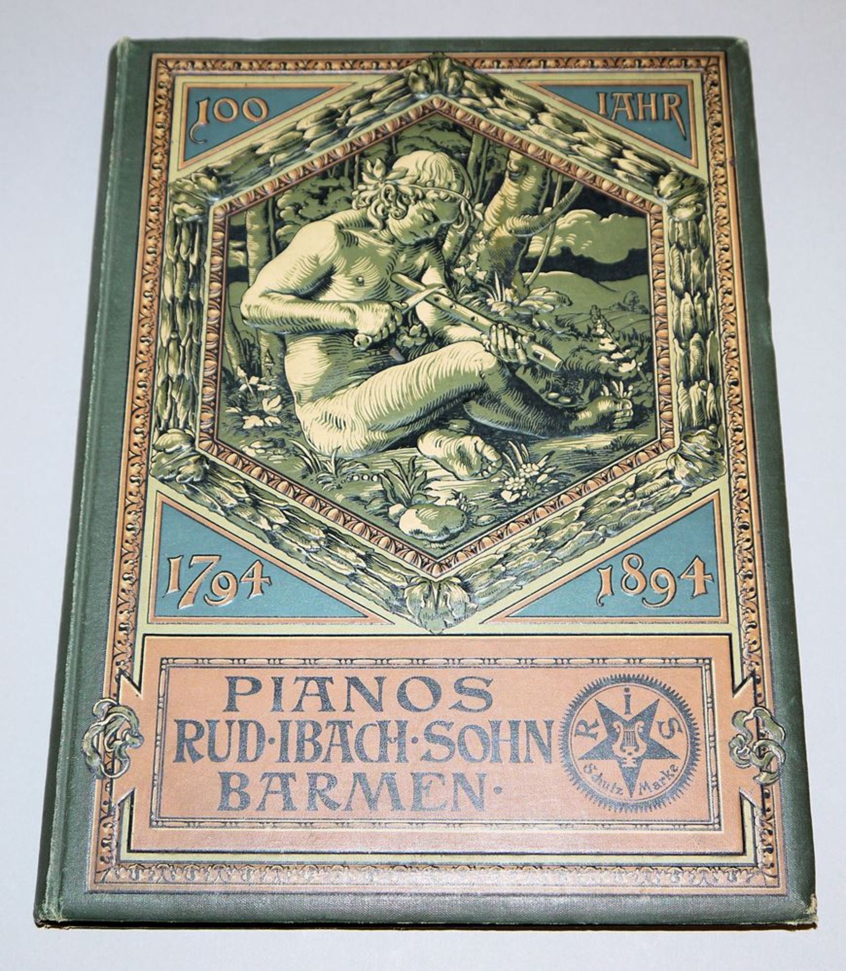 Buchrarität: Seltene Jubiläumsausgabe des Piano-Herstellers Rudolph Ibach, Barmen 1894