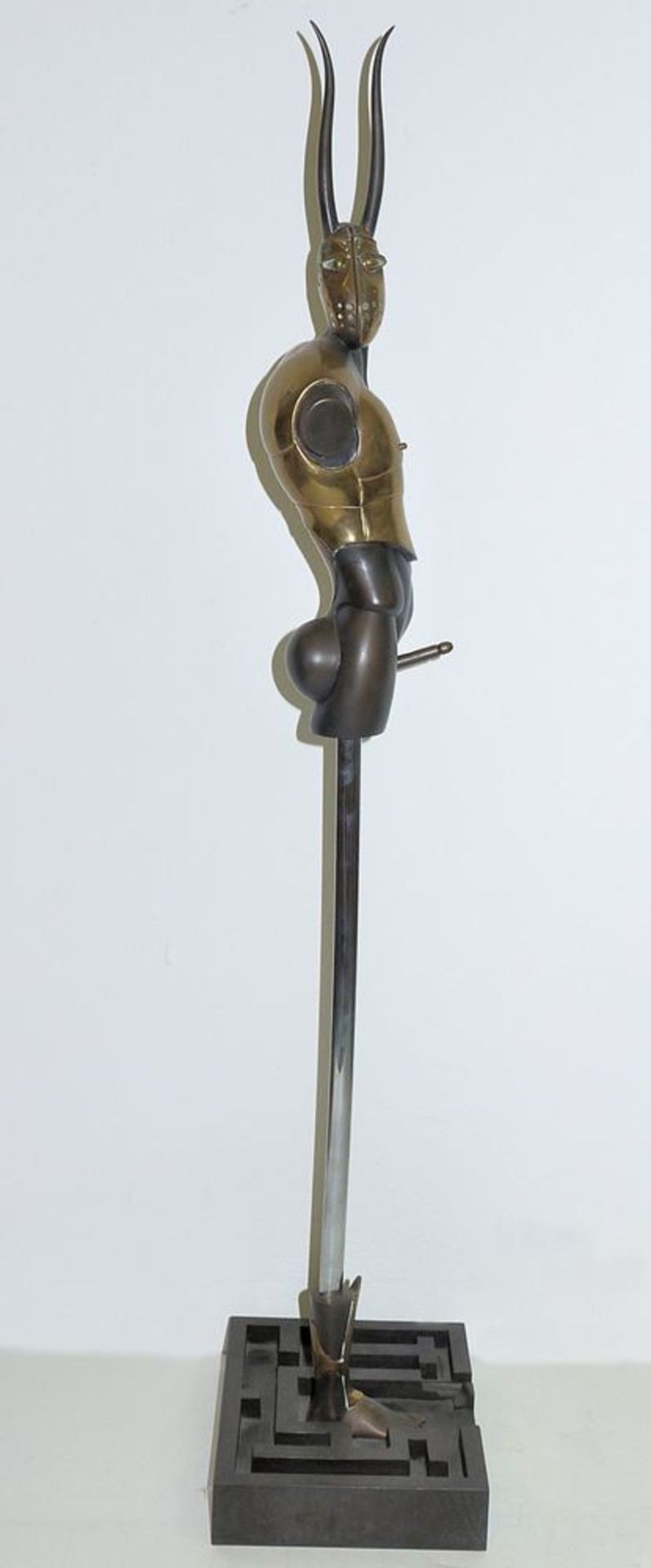 Paul Wunderlich, "Minotauros", Bronzeplastik von 1977 - Bild 2 aus 3