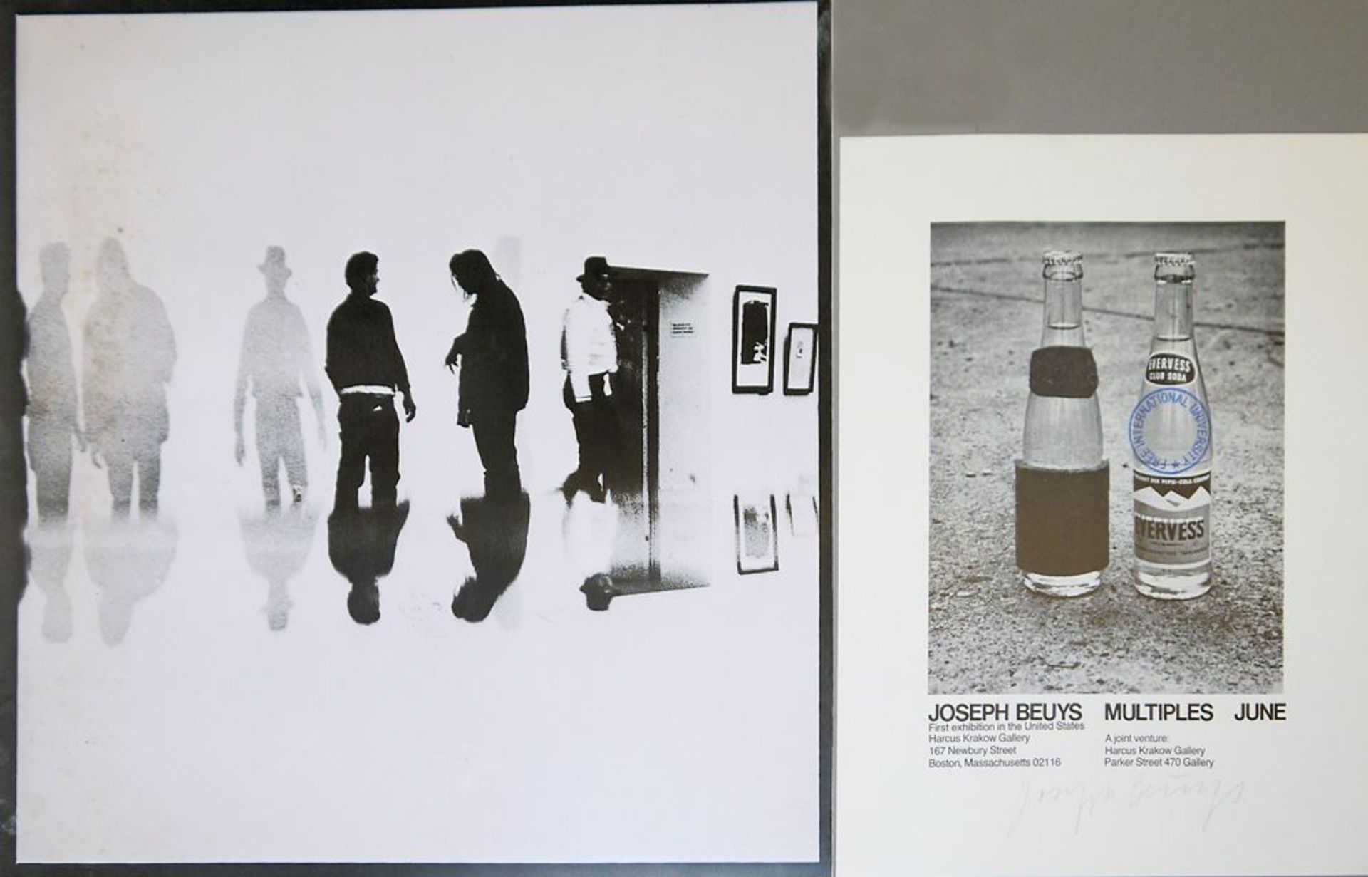 Joseph Beuys, 3 Tonnen Edition, PVC-Siebdruck & Evervess Club Soda, signiertes Offset, o.