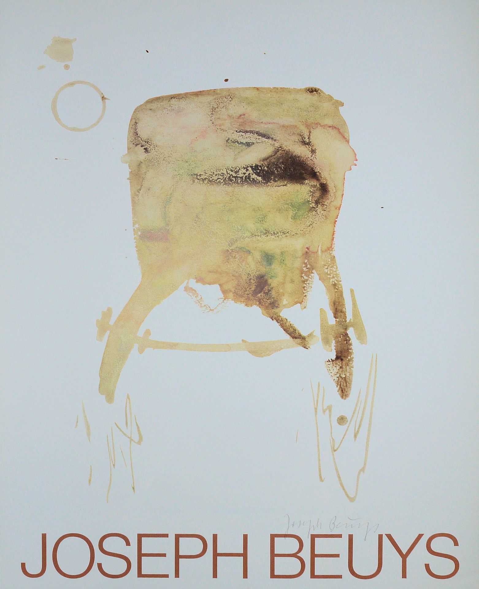 Kleines Konvolut Joseph Beuys, 2 signierte Farbgraphiken & 2 Multiple Holz und Filz, o. RahmenJoseph - Bild 5 aus 5