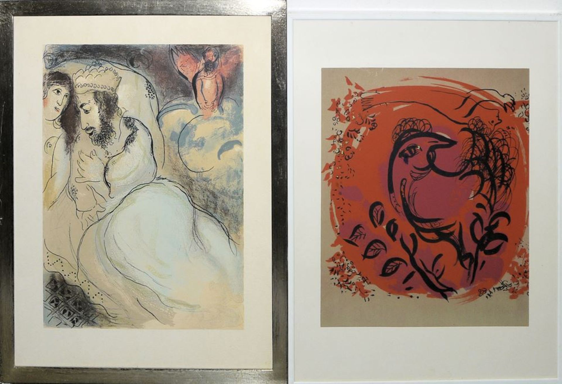 Sammlung Marc Chagall, 13 Farblithographien, biblische Motive u.a., gerahmt - Image 3 of 6