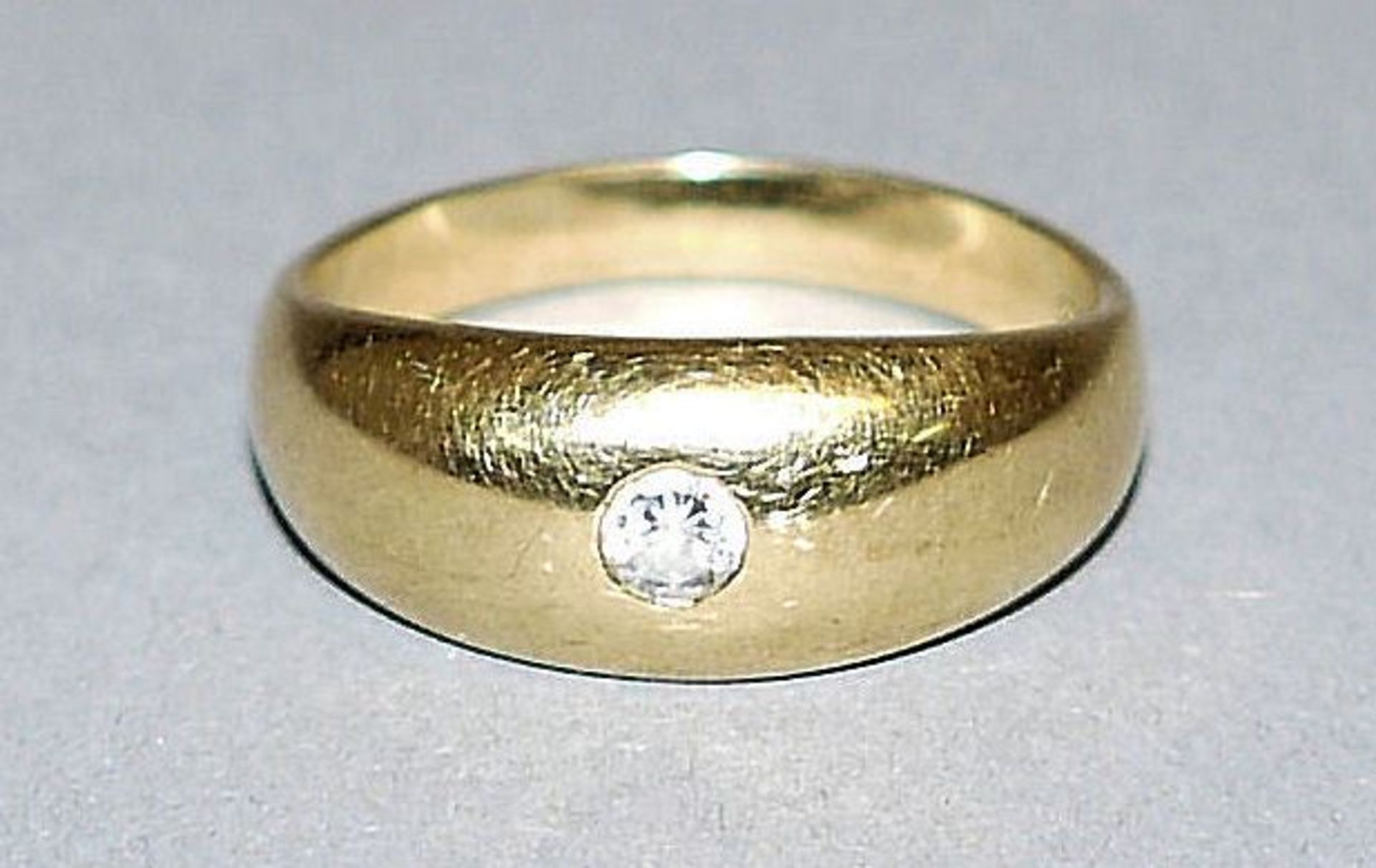 Bandring mit Brillant, Gold