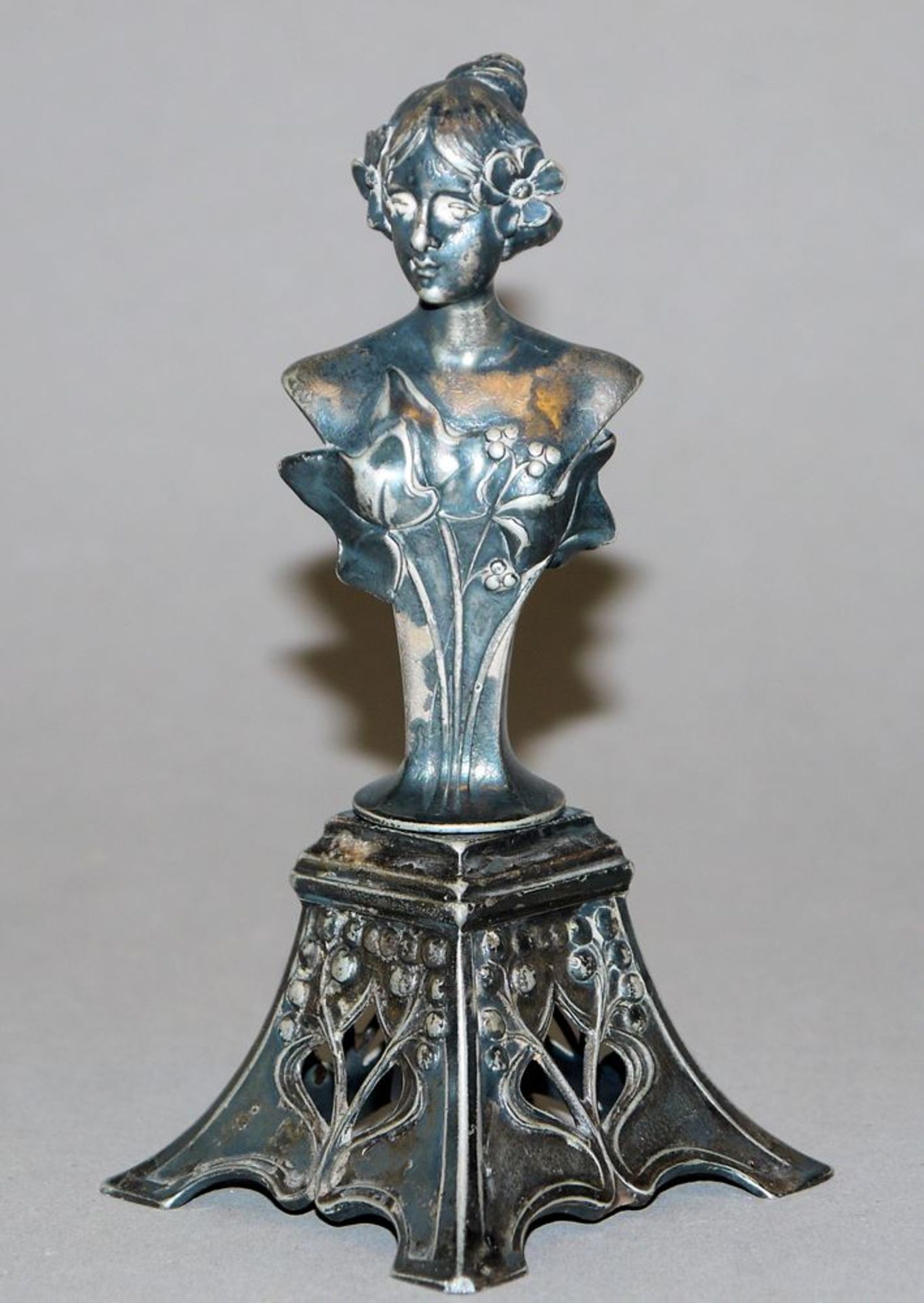 WMF Jugendstil-Petschaft mit Ständer, um 1900