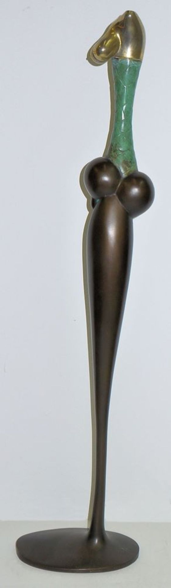 Paul Wunderlich, "Der Palmenleib", Bronzestele von 1980 - Bild 2 aus 3