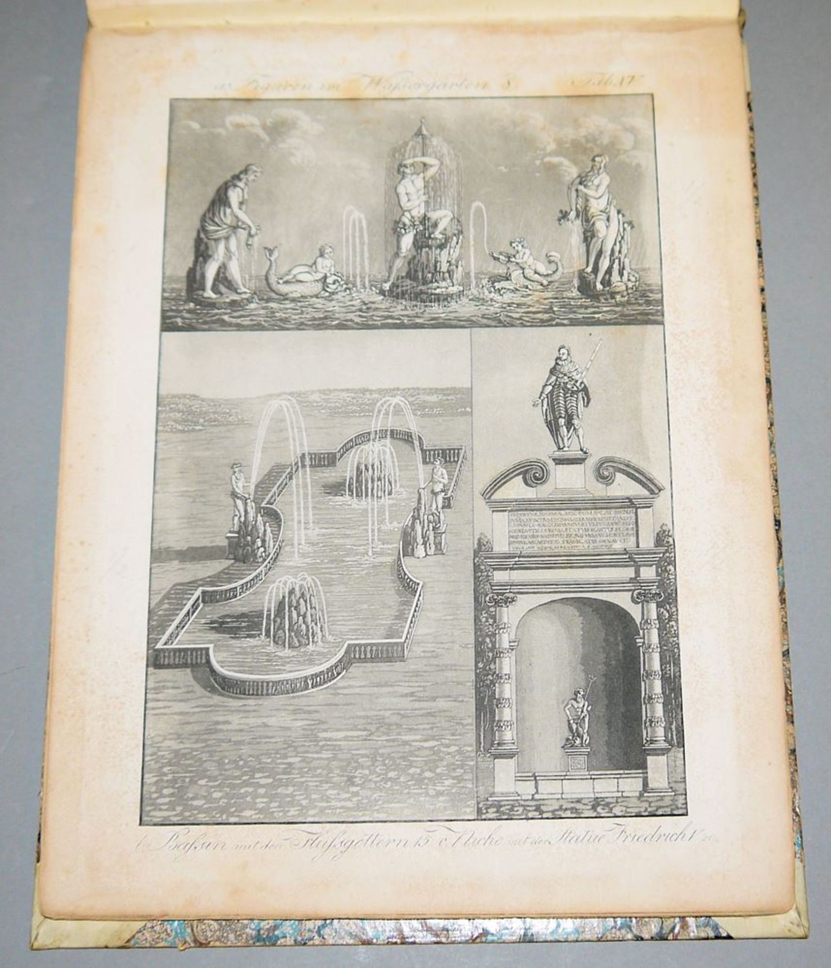 Beschreibung des Heidelberger Schlosses und Gartens mit 24 Aquatinta-Tafeln, Jo - Image 6 of 8