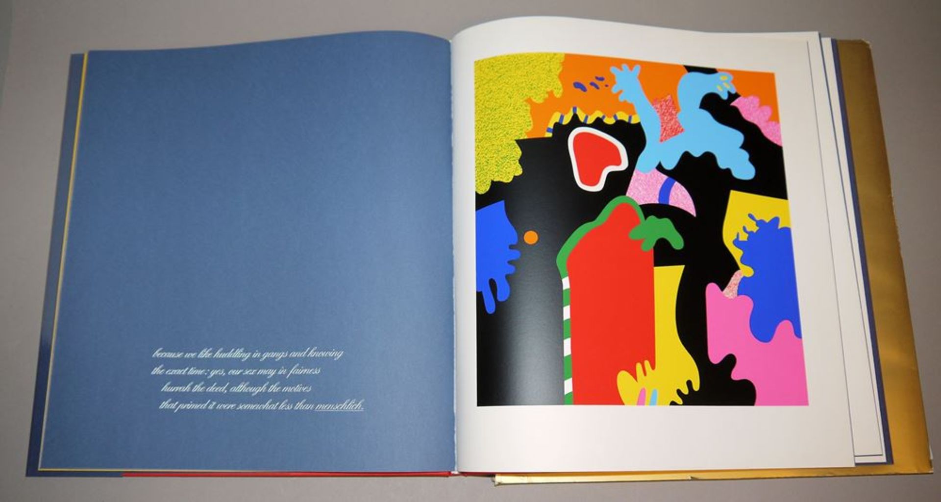 Otmar Alt - Wystan Hugh Auden, "Die große Veränderung", Buch mit 10 Farbserigraphien, 1973