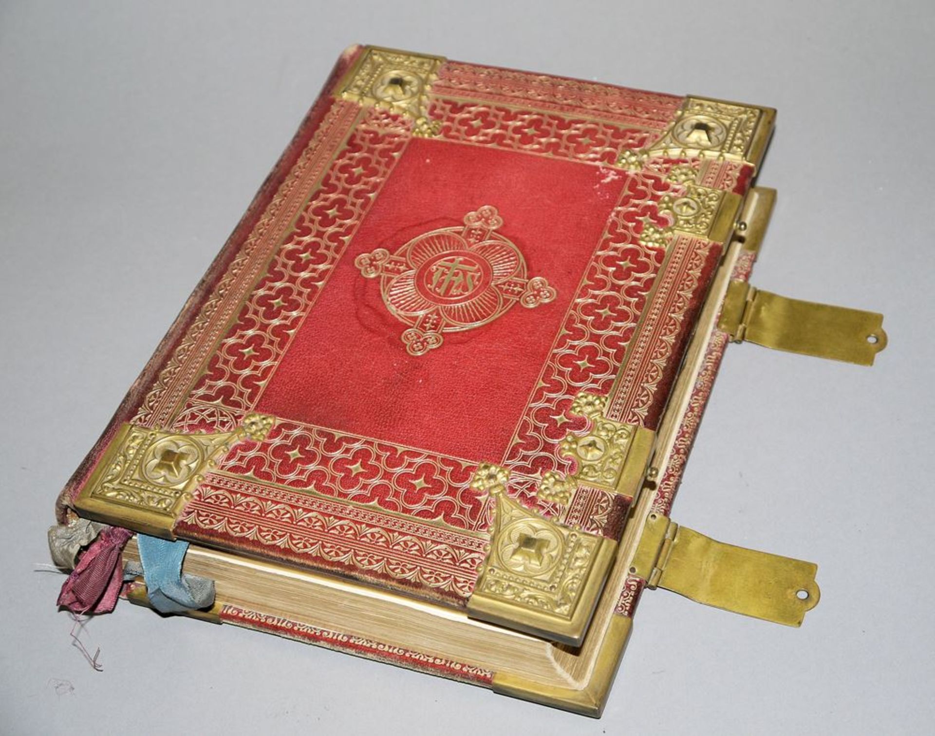 Missale Romanum, in Leder gebundene Prachtausgabe von 1923, Geschenk des Grafen