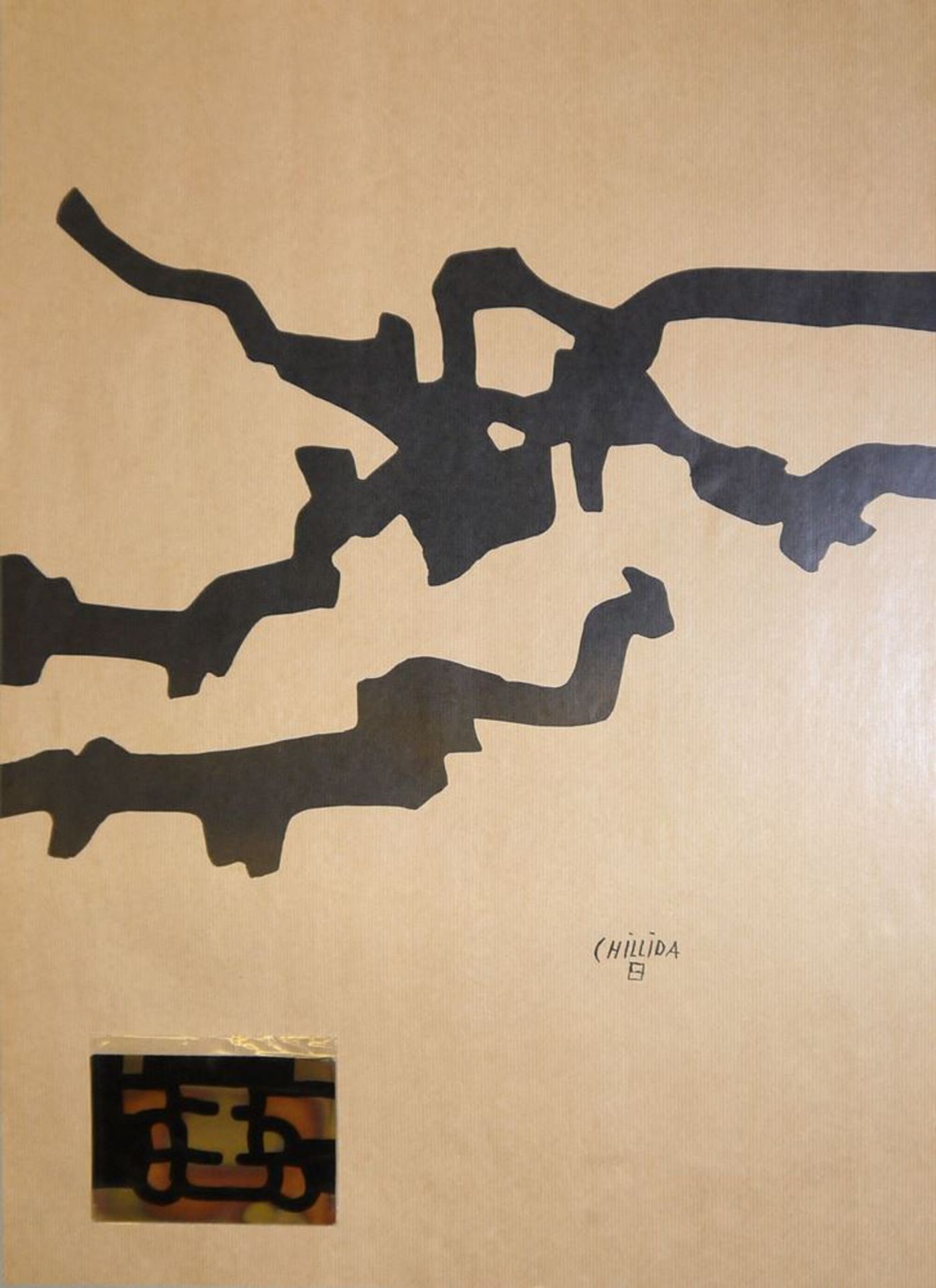 Eduardo Chillida, Lithographie & Siebdruck auf Kupfer, o. Rahmen