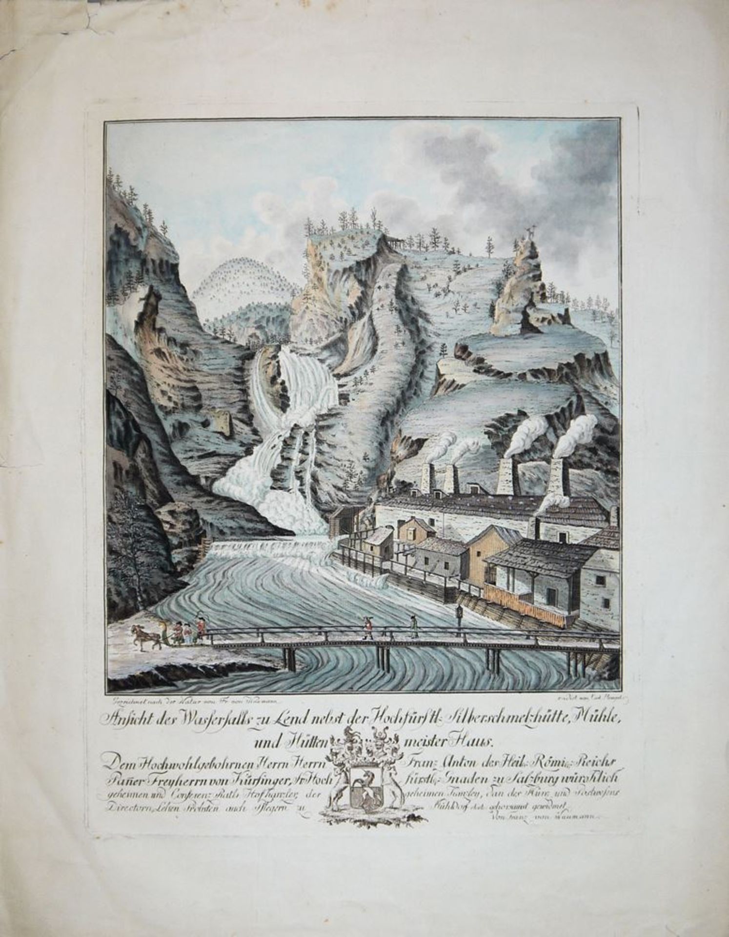 August Franz Heinrich von Naumann, 5 reich altkolorierte Radierungen "Sammlung - Image 5 of 6