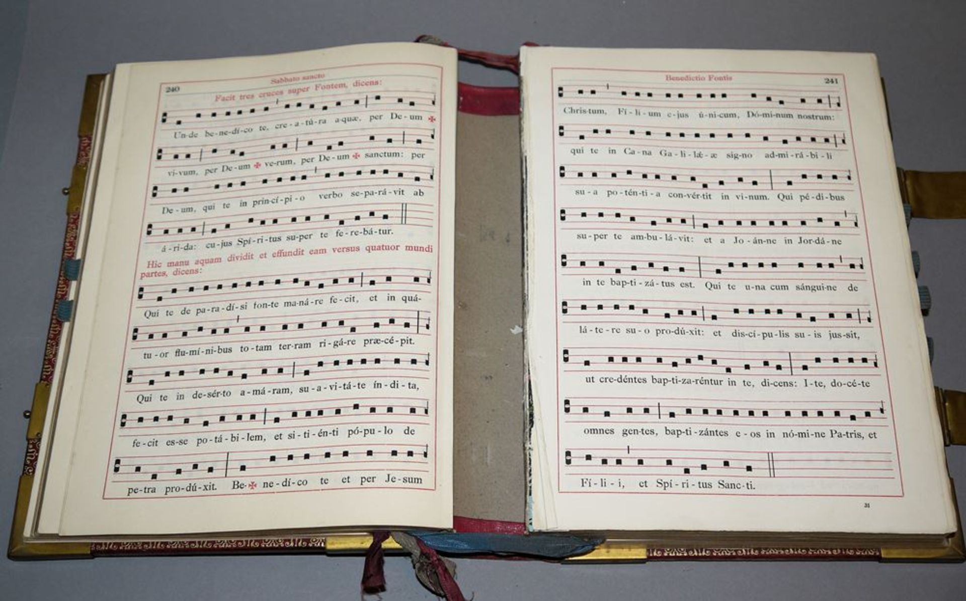 Missale Romanum, in Leder gebundene Prachtausgabe von 1923, Geschenk des Grafen - Bild 3 aus 3